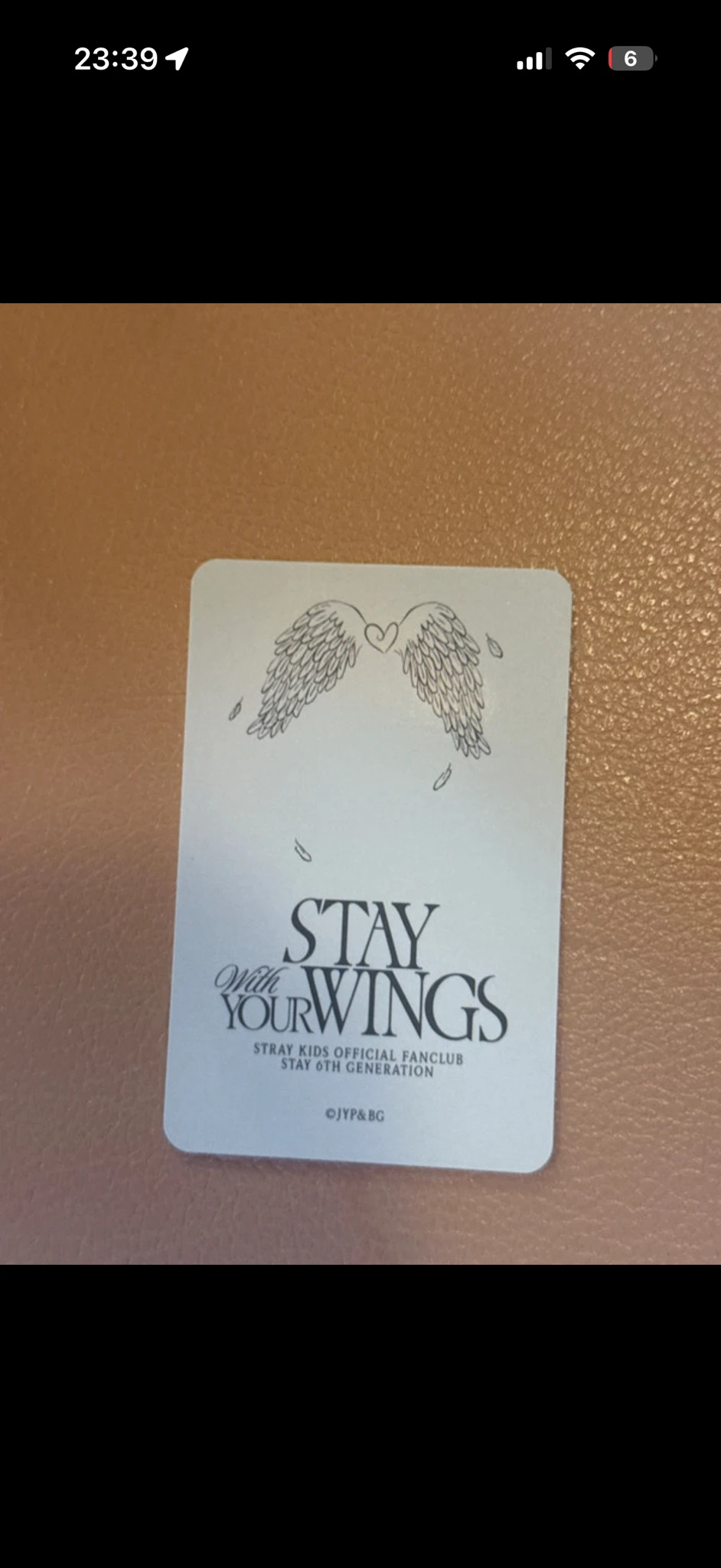 Stray Kids Changbin Stray Kids - Changbin - STAY With Your Wings-6th Fanclub Other photocard set listing photo 3