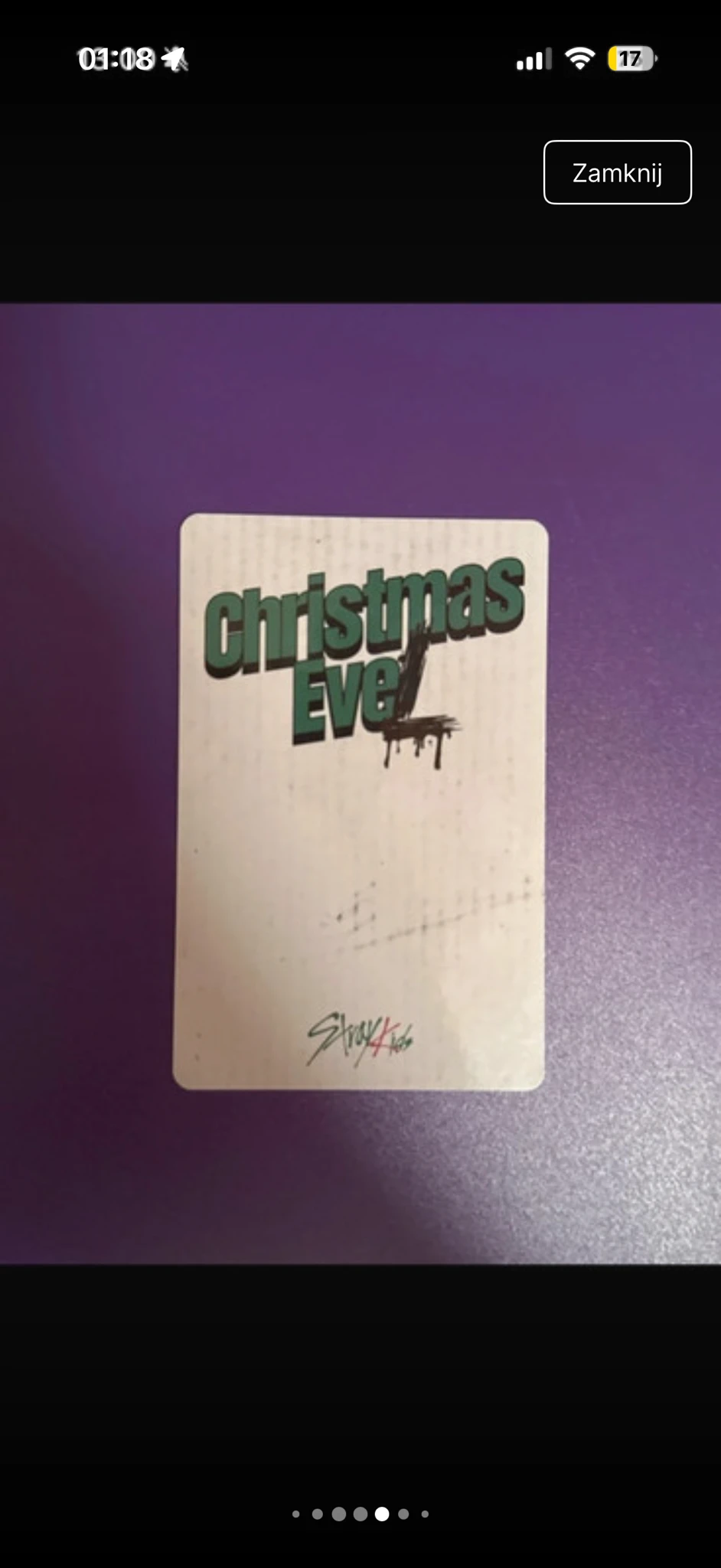 Stray Kids I.N Stray Kids - I.N - Christmas EveL Album pre-order benefit listing photo 3