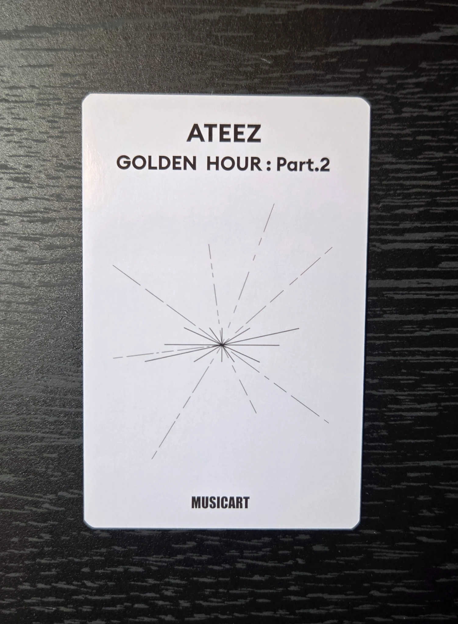 ATEEZ Seonghwa ATEEZ - Seonghwa - Golden Hour : Part 2 Album musicart pre-order benefit (pob) listing photo 3