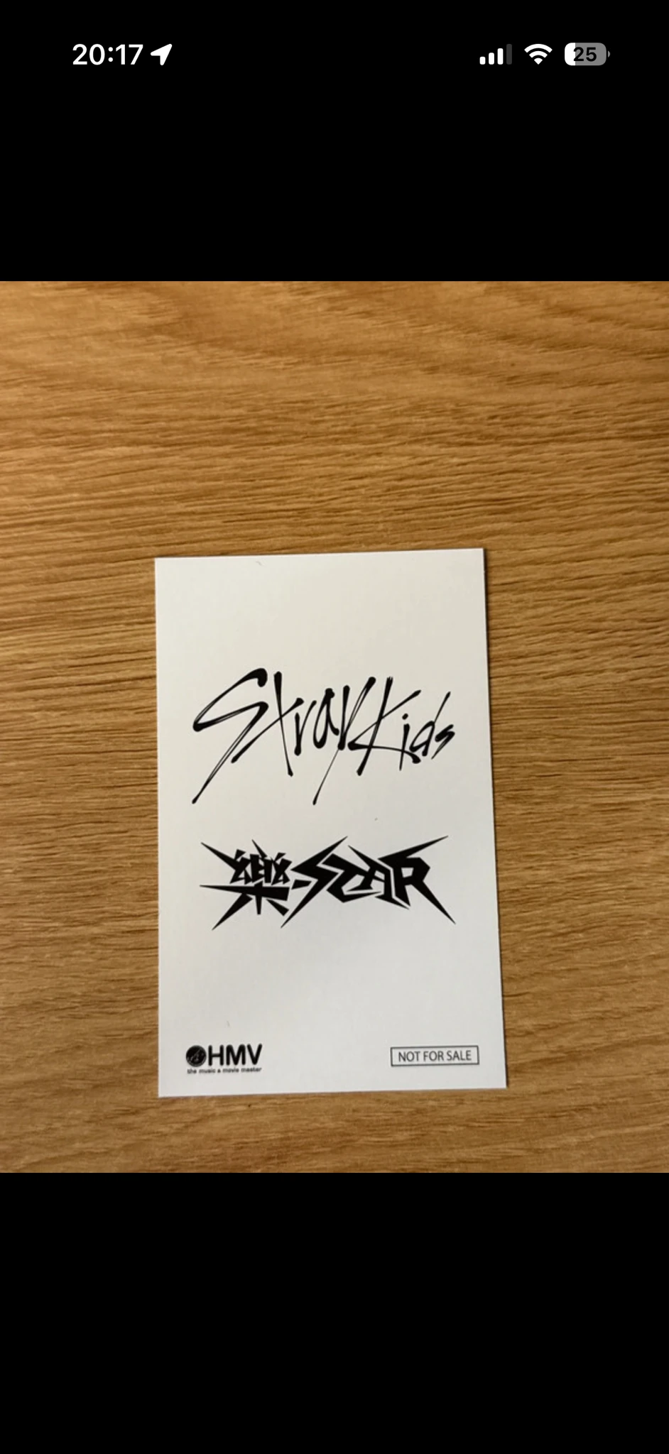 Stray Kids Changbin Stray Kids - Changbin - Rock-Star Album pre-order benefit (pob) hmv listing photo 3
