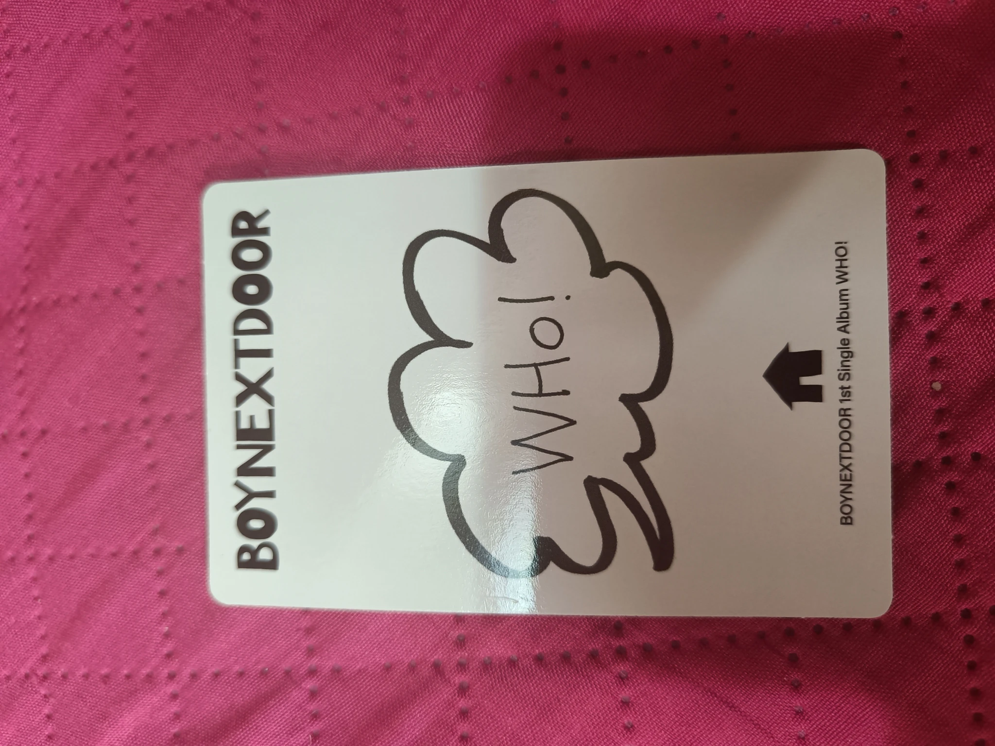 BOYNEXTDOOR Woonhak BOYNEXTDOOR - Woonhak - WHO! Album album photocard korean album who version A version listing photo 3