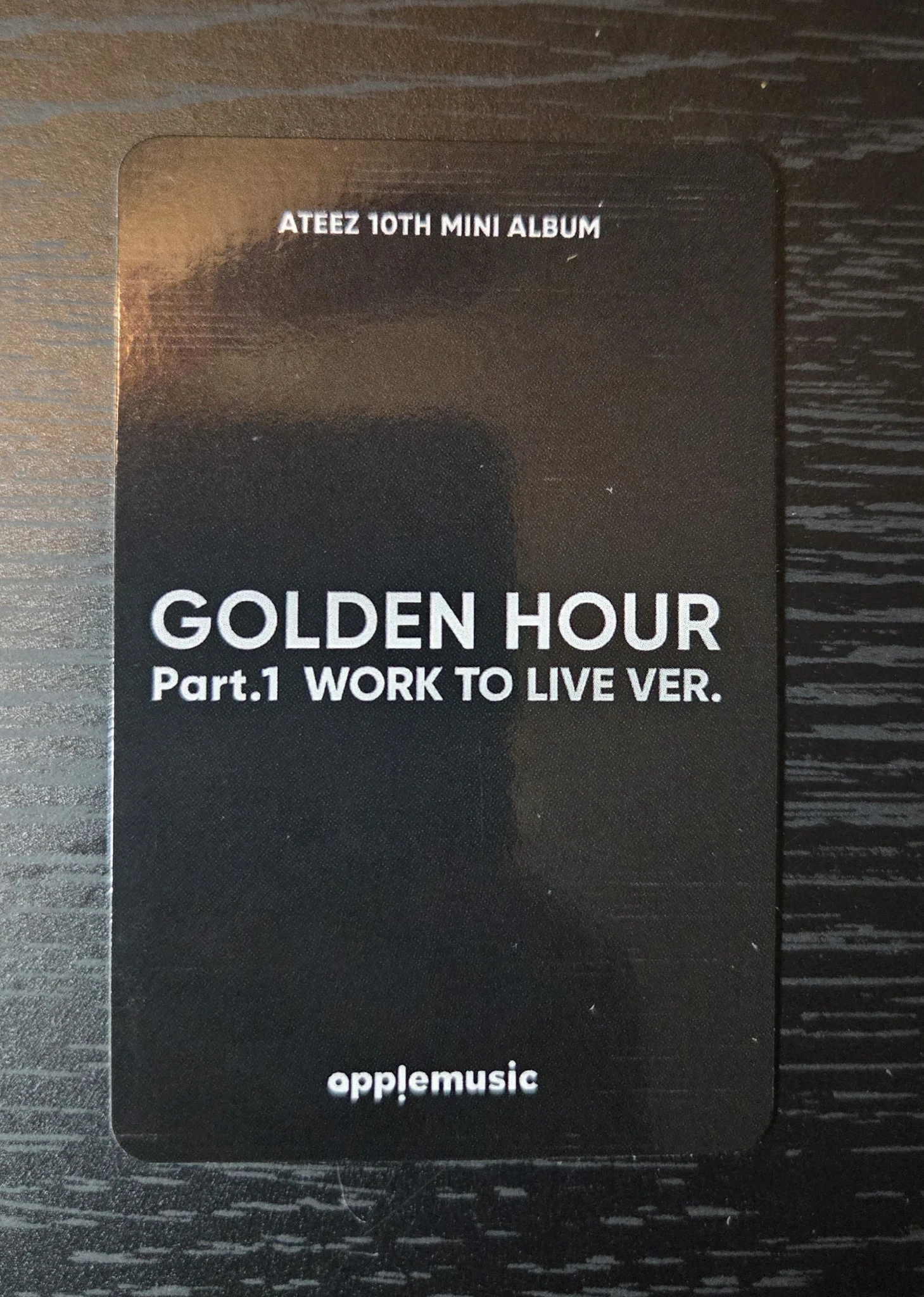 ATEEZ Seonghwa ATEEZ - Seonghwa - Golden Hour : Part.1 Album pre-order benefit work to live version apple music listing photo 3