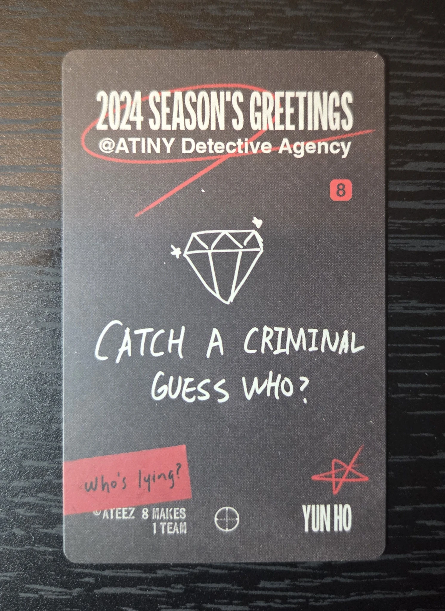 ATEEZ Yunho ATEEZ - Yunho - 2024 SEASONS GREETINGS Other kq shop season's greetings listing photo 3