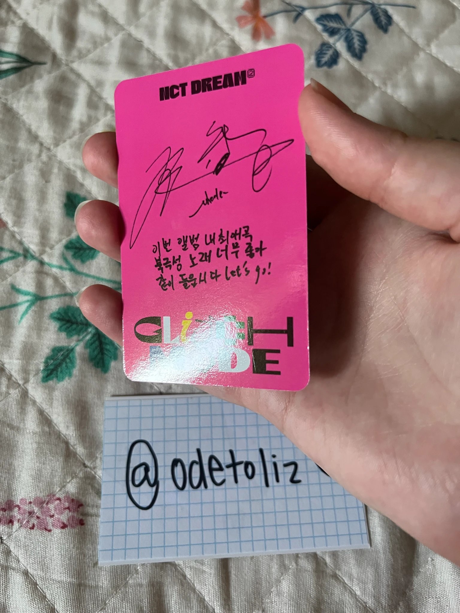 NCT DREAM Chenle NCT DREAM - Chenle - Glitch Mode Album glitch ver. listing photo 3