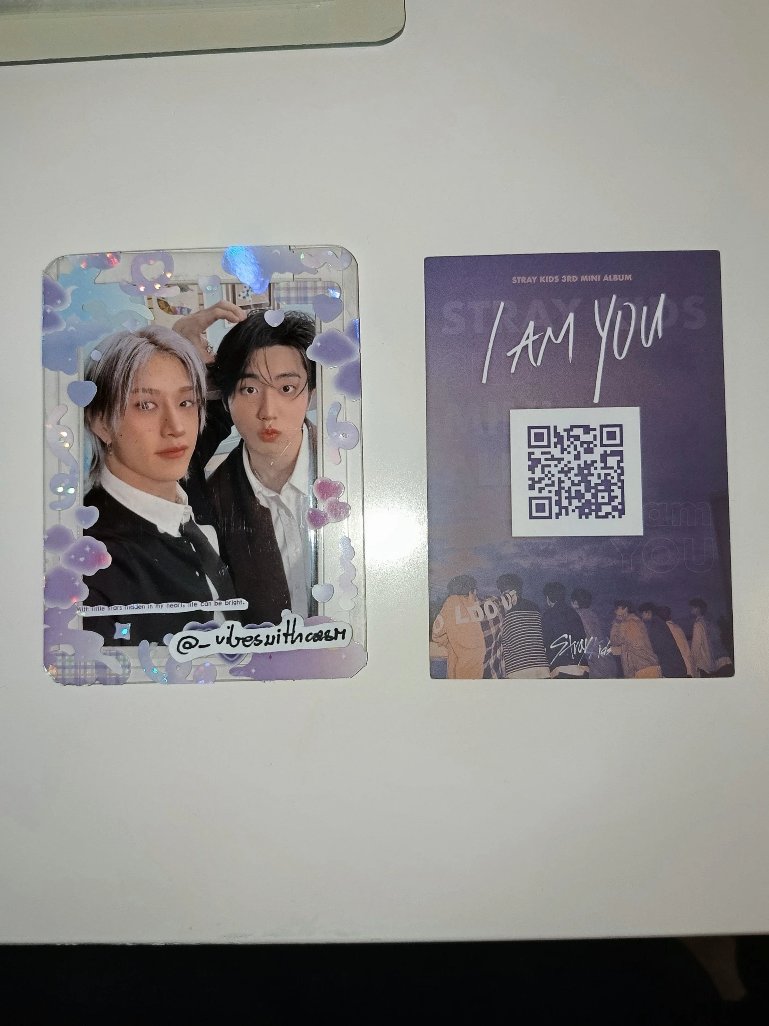 Stray Kids HAN Stray Kids - HAN - I am YOU Album polaroid non-standard size A version standard version qr card album inclusion listing photo 3
