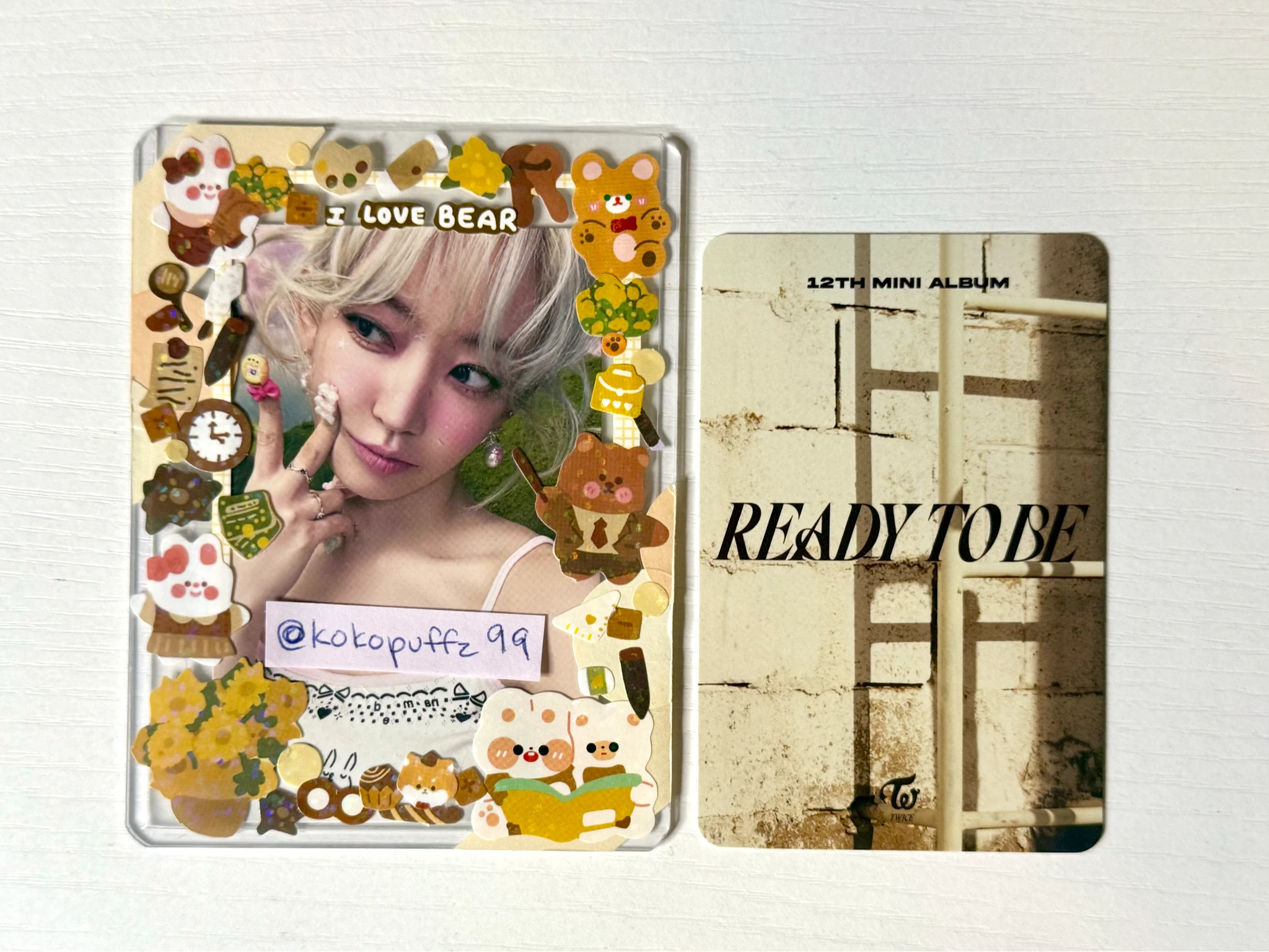 TWICE Jihyo TWICE - Jihyo - Ready To Be Album be version photocard set pob (pre-order benefit) listing photo 3