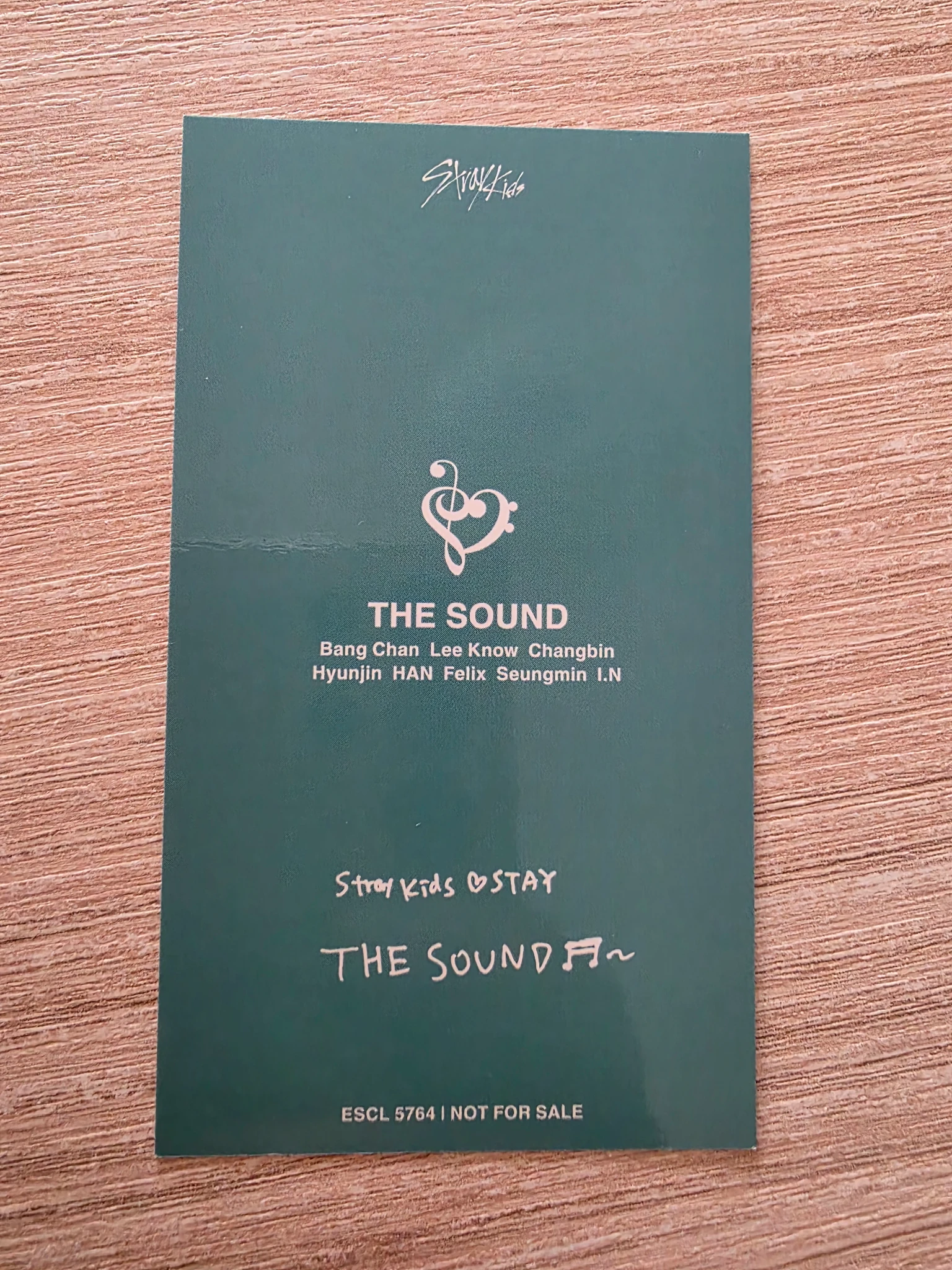 Stray Kids Changbin Stray Kids - Changbin - The Sound Album album photocard regular version listing photo 2
