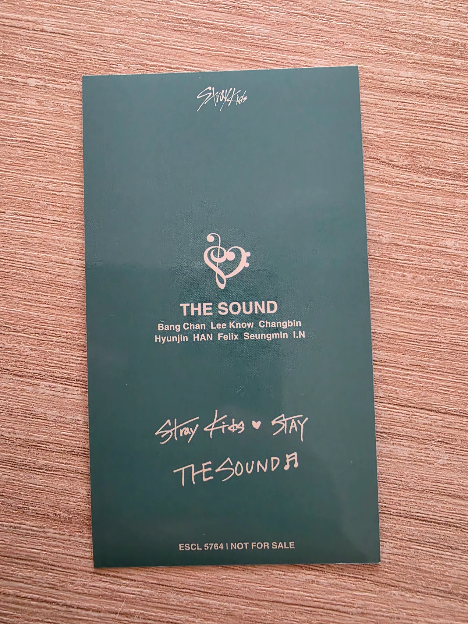 Stray Kids I.N Stray Kids - I.N - The Sound Album album photocard regular version listing photo 2