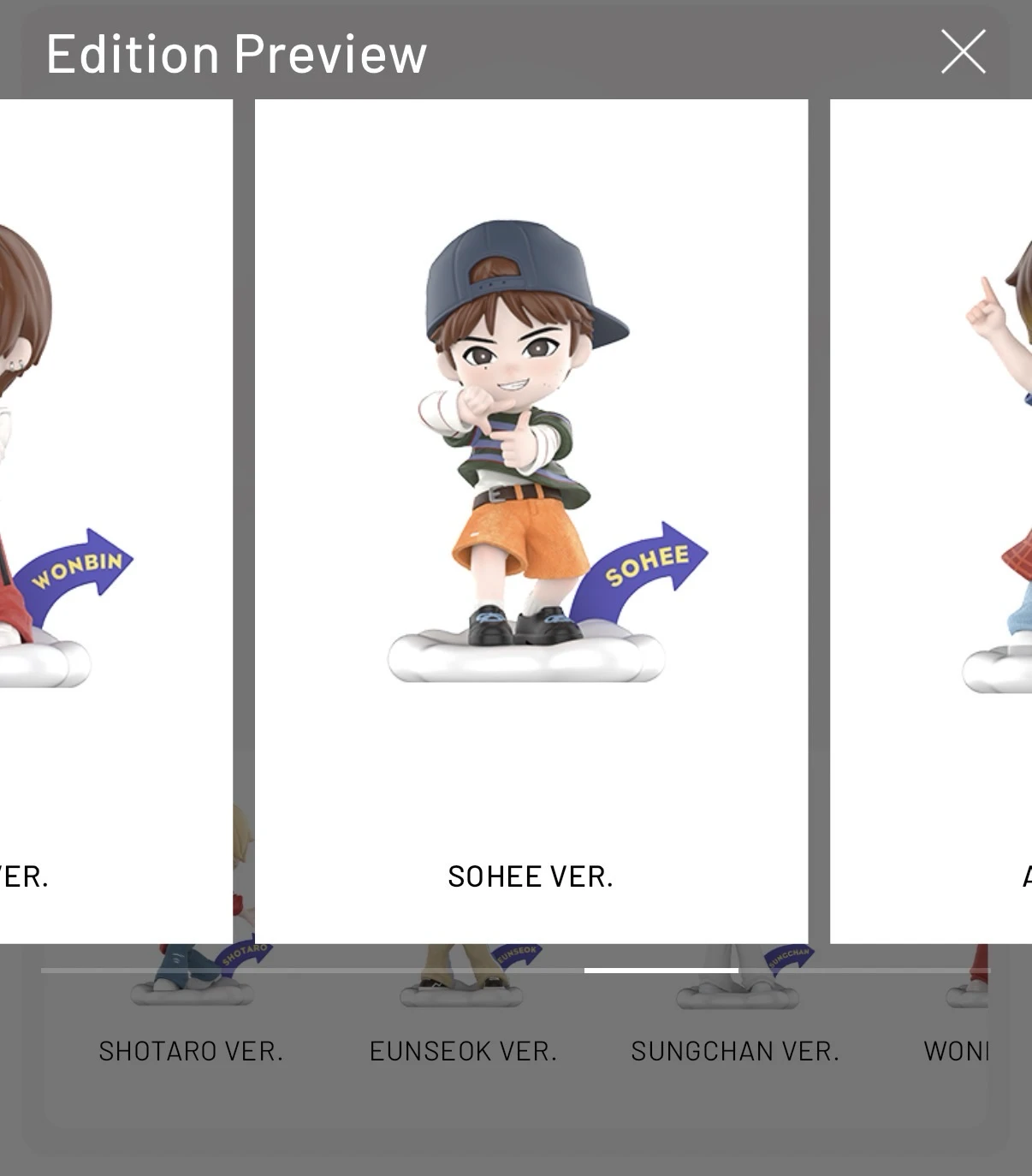 RIIZE  Sohee RIIZE  - Sohee - RIIZE X POP MART Fluffy Club Other brand collaboration keyring merch photocard listing photo 3