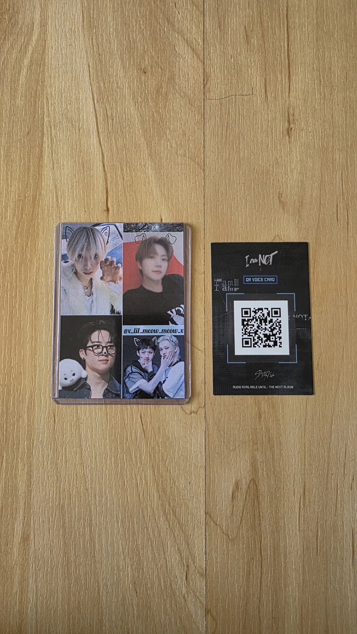 Stray Kids Stray Kids - Bang Chan & Seungmin & Hyunjin - I am NOT Album album photocard unit listing photo 2