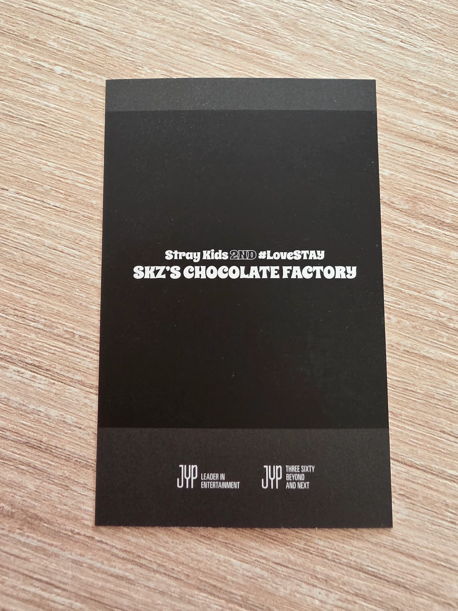 Stray Kids Changbin Stray Kids - Changbin - 2nd #LoveSTAY - SKZ's Chocolate Factory Event pre-order benefit (pob) merch photocard purchase benefit polaroid skzoo version listing photo 2