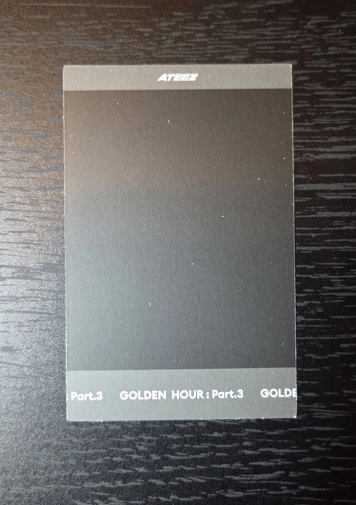 ATEEZ Wooyoung ATEEZ - Wooyoung - Golden Hour : Part.3 Album poca album polaroid  listing photo 3