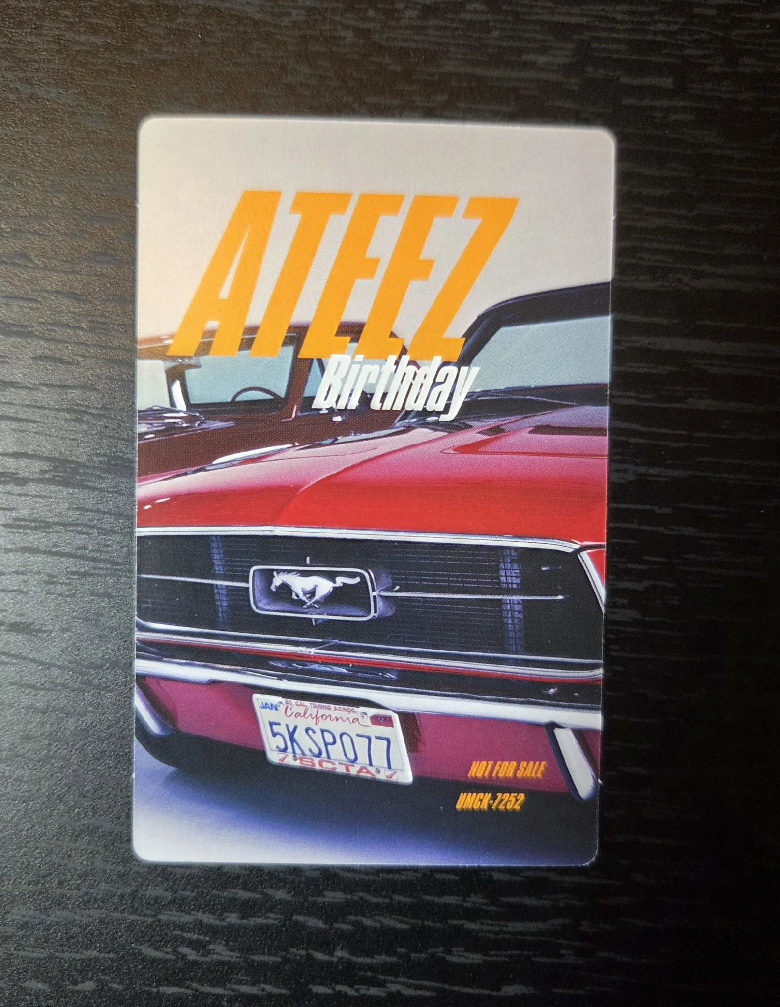 ATEEZ Wooyoung ATEEZ - Wooyoung - Birthday Album flash price version japanese album listing photo 3
