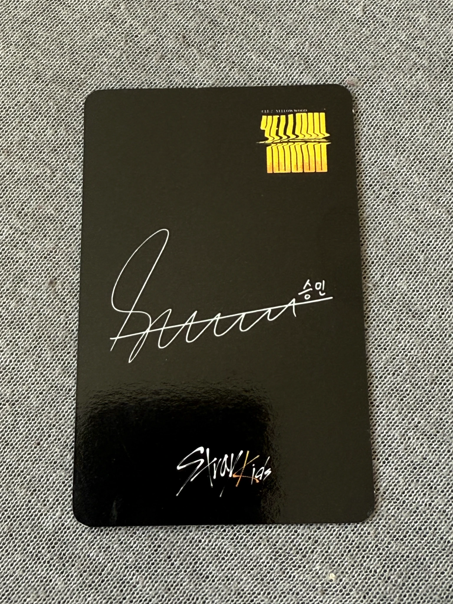 Stray Kids Seungmin Stray Kids - Seungmin - Clé 2: Yellow Wood Album pob (pre-order benefit) mymusictaste (mmt) listing photo 3