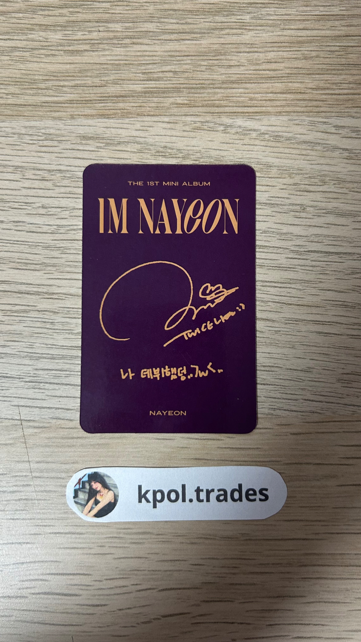 TWICE Nayeon TWICE-Nayeon-Album-nayeon im nayeon (solo) listing photo 2