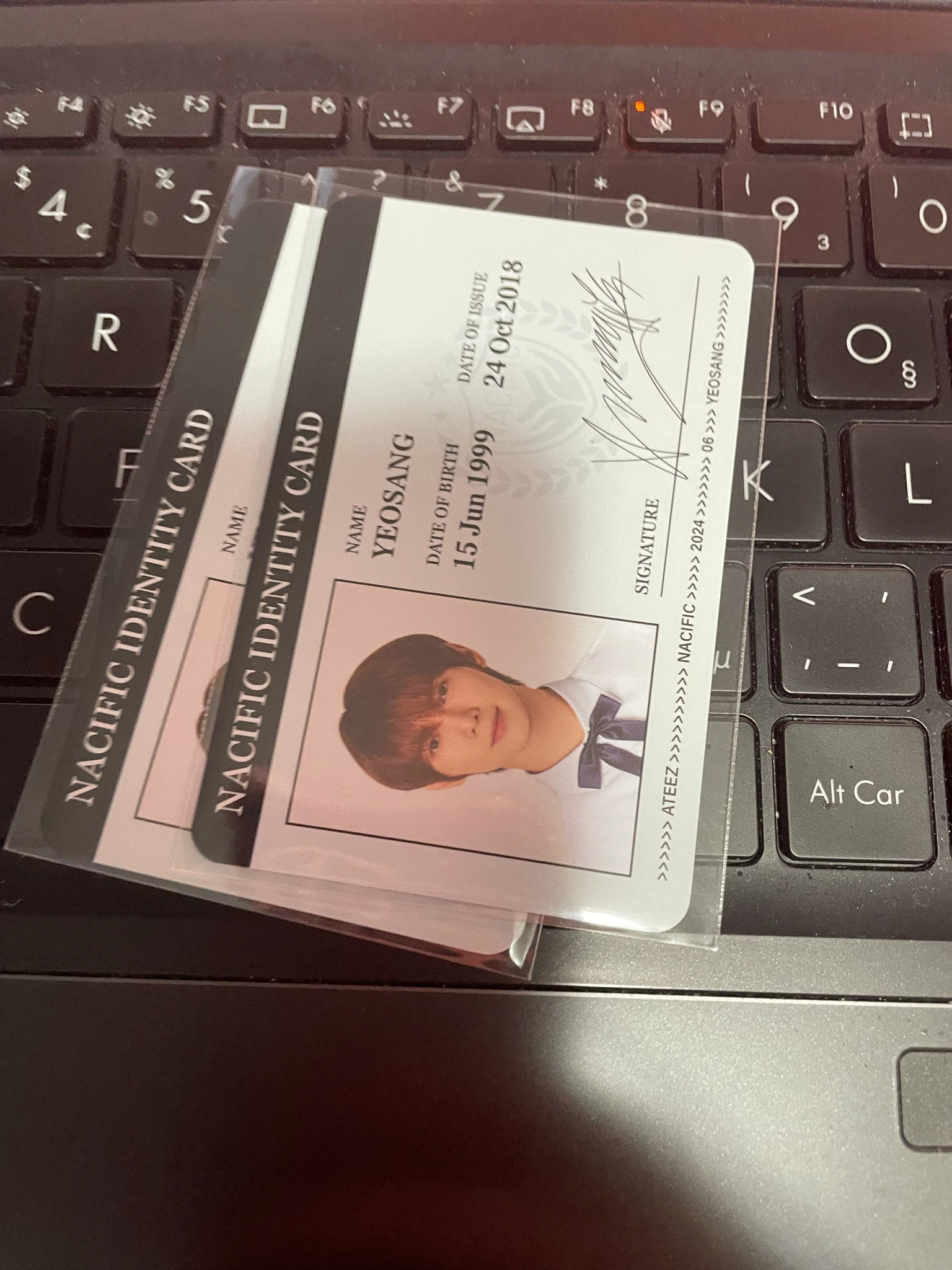 ATEEZ Yeosang ATEEZ - Yeosang - Ateez x Nacific Other round 6 nacific listing photo 3
