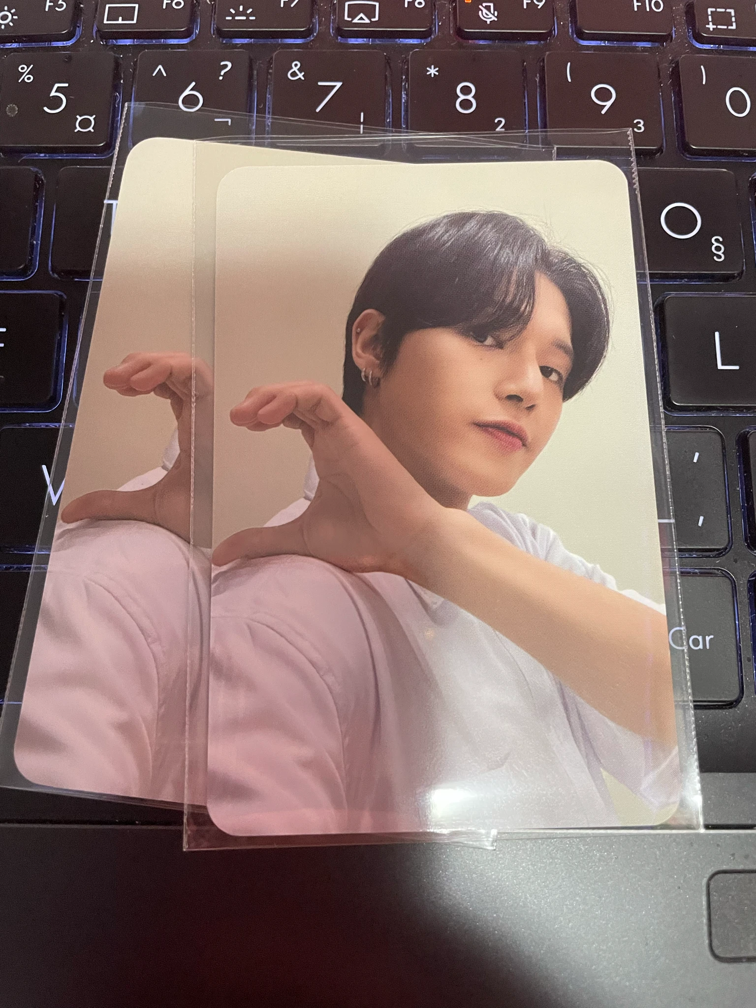 ATEEZ Wooyoung ATEEZ - Wooyoung - Ateez x Nacific Other round 6 nacific double-sided listing photo 3