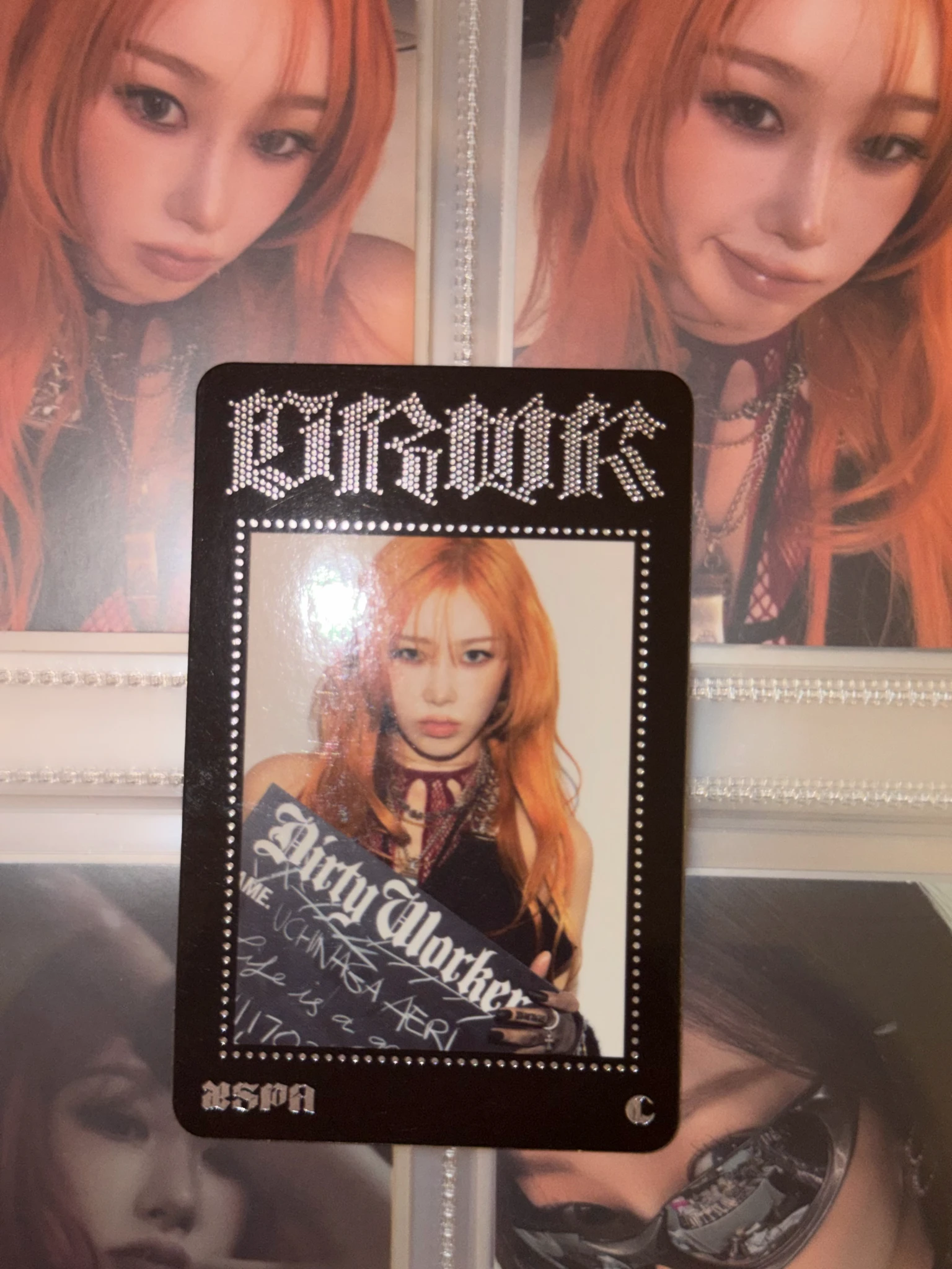 aespa Giselle AESPA - Giselle - DIRTY WORK MD Other trading card a ver. listing photo 3