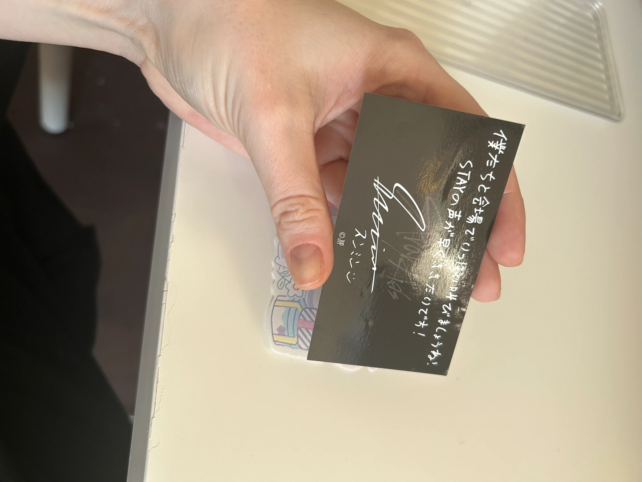 Stray Kids Seungmin Stray Kids - Seungmin - 5-Star Dome Tour 2023 Event merch photocard message card non-standard size listing photo 3