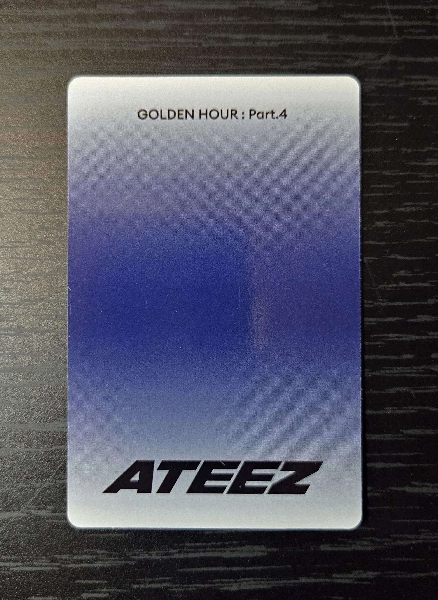 ATEEZ Wooyoung ATEEZ - Wooyoung - Golden Hour : Part.4 Album album photocard poca album listing photo 3