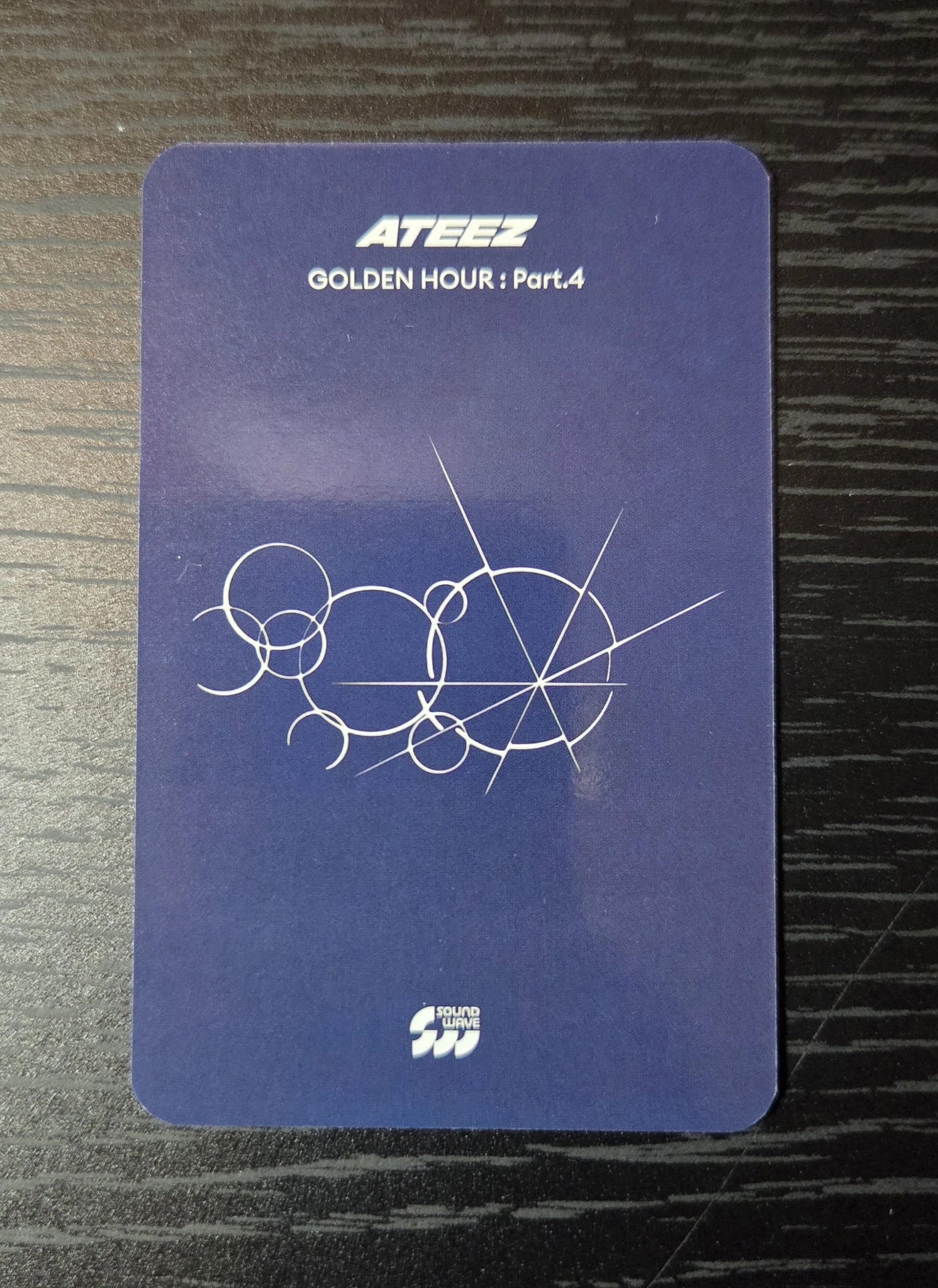 ATEEZ Jongho ATEEZ - Jongho - Golden Hour : Part.4 Album digipack version video call (fancall) soundwave pob (pre-order benefit) listing photo 3