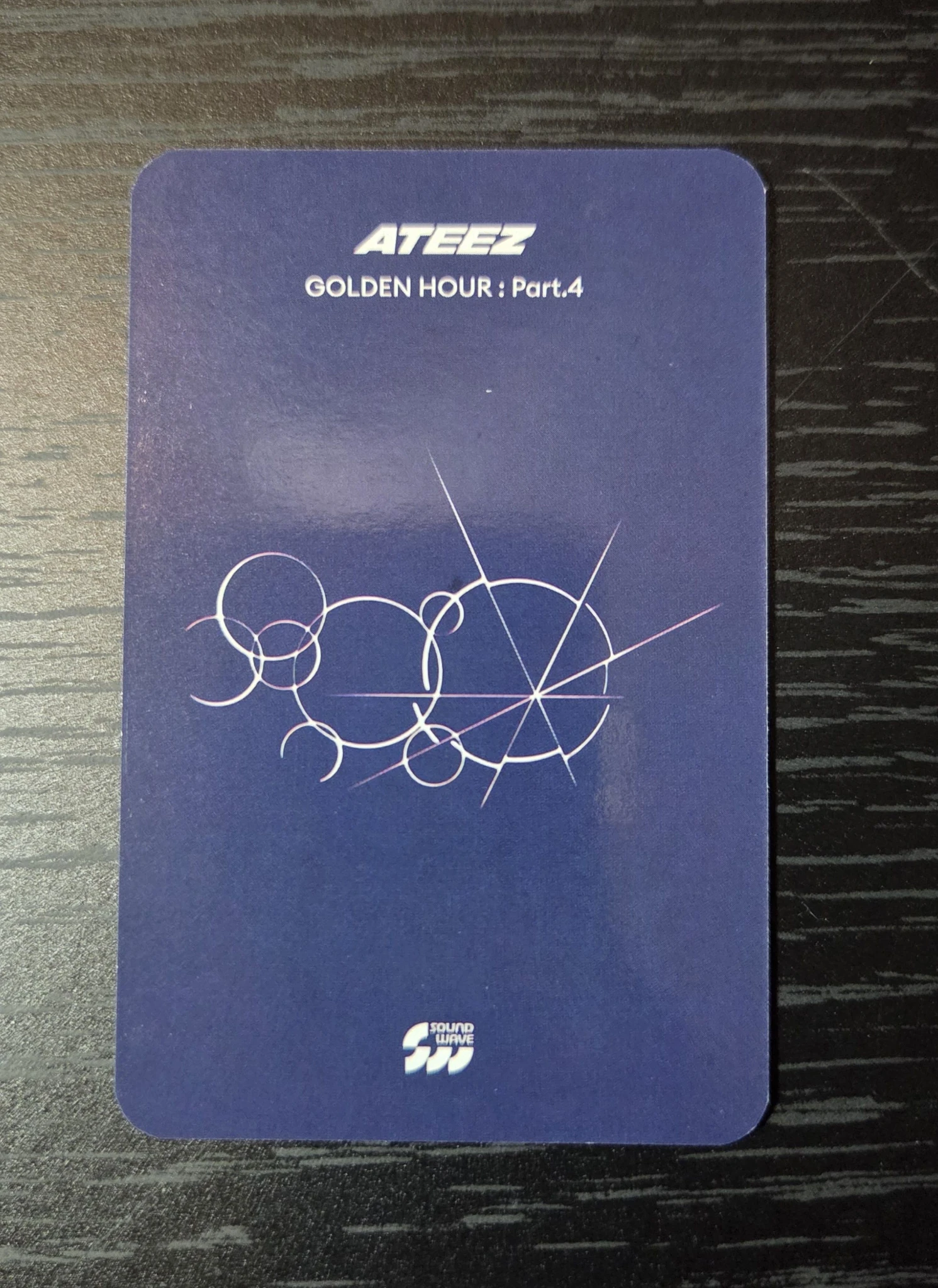 ATEEZ Wooyoung ATEEZ - Wooyoung - Golden Hour : Part.4 Album soundwave listing photo 3