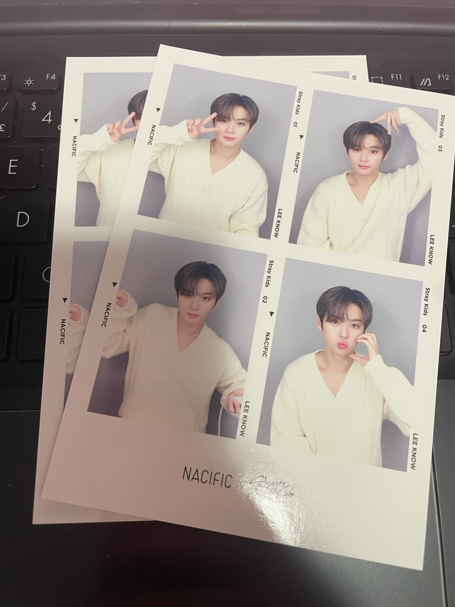 Stray Kids Lee Know Stray Kids - Lee Know - NACIFIC  x Stray Kids Other brand collaboration nacific round 16 4 cut photo listing photo 3