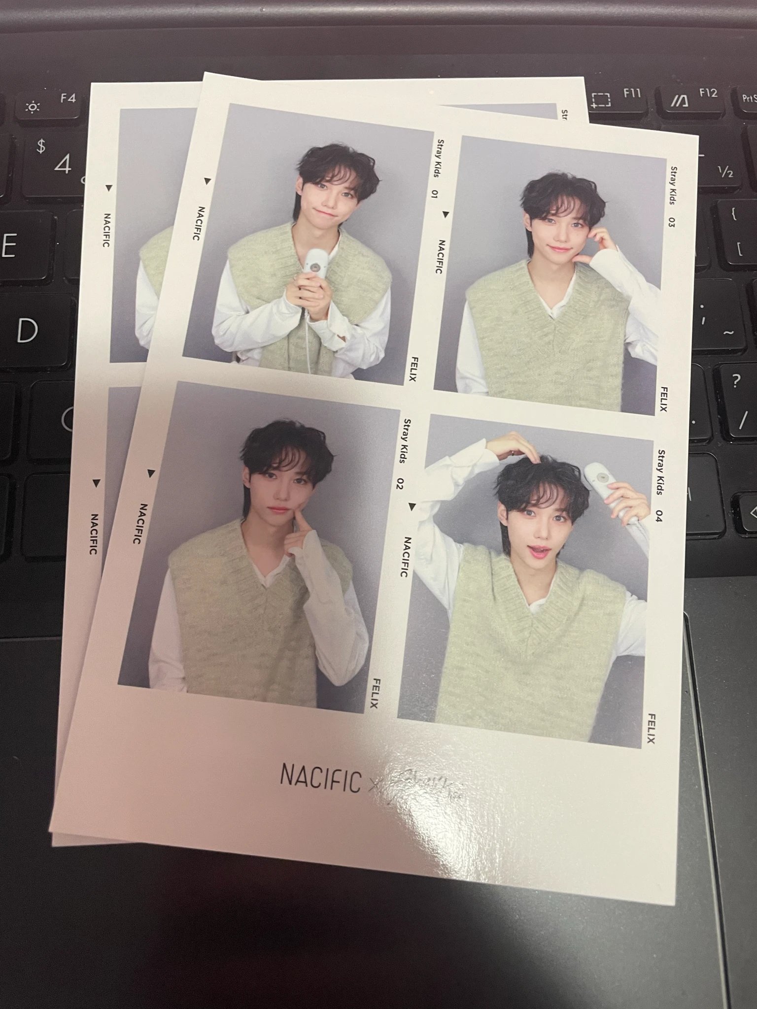 Stray Kids Felix Stray Kids - Felix - NACIFIC  x Stray Kids Other brand collaboration nacific round 16 4 cut photo listing photo 3