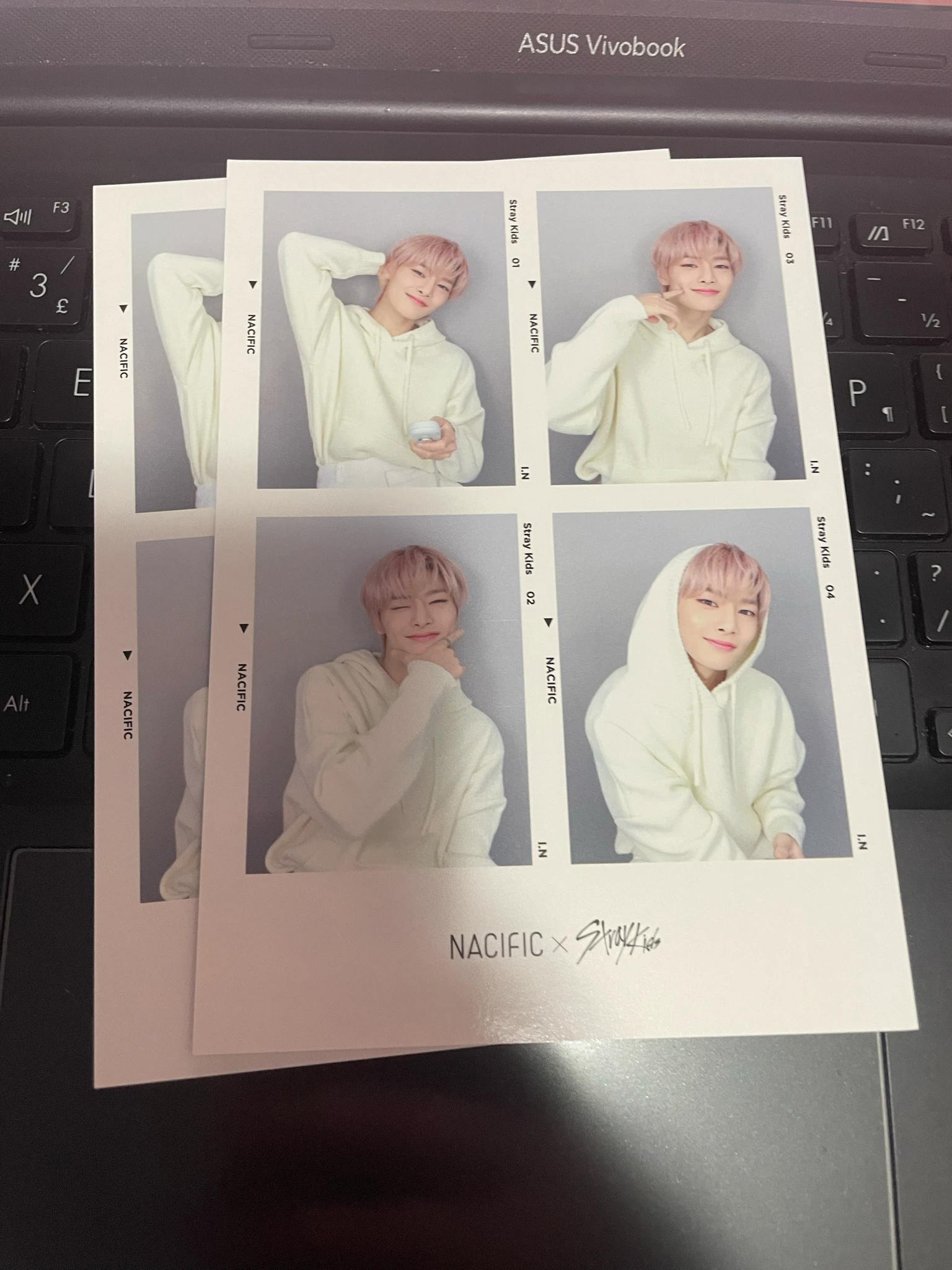Stray Kids I.N Stray Kids - I.N - NACIFIC x Stray Kids Other brand collaboration nacific round 16 4 cut photo listing photo 3
