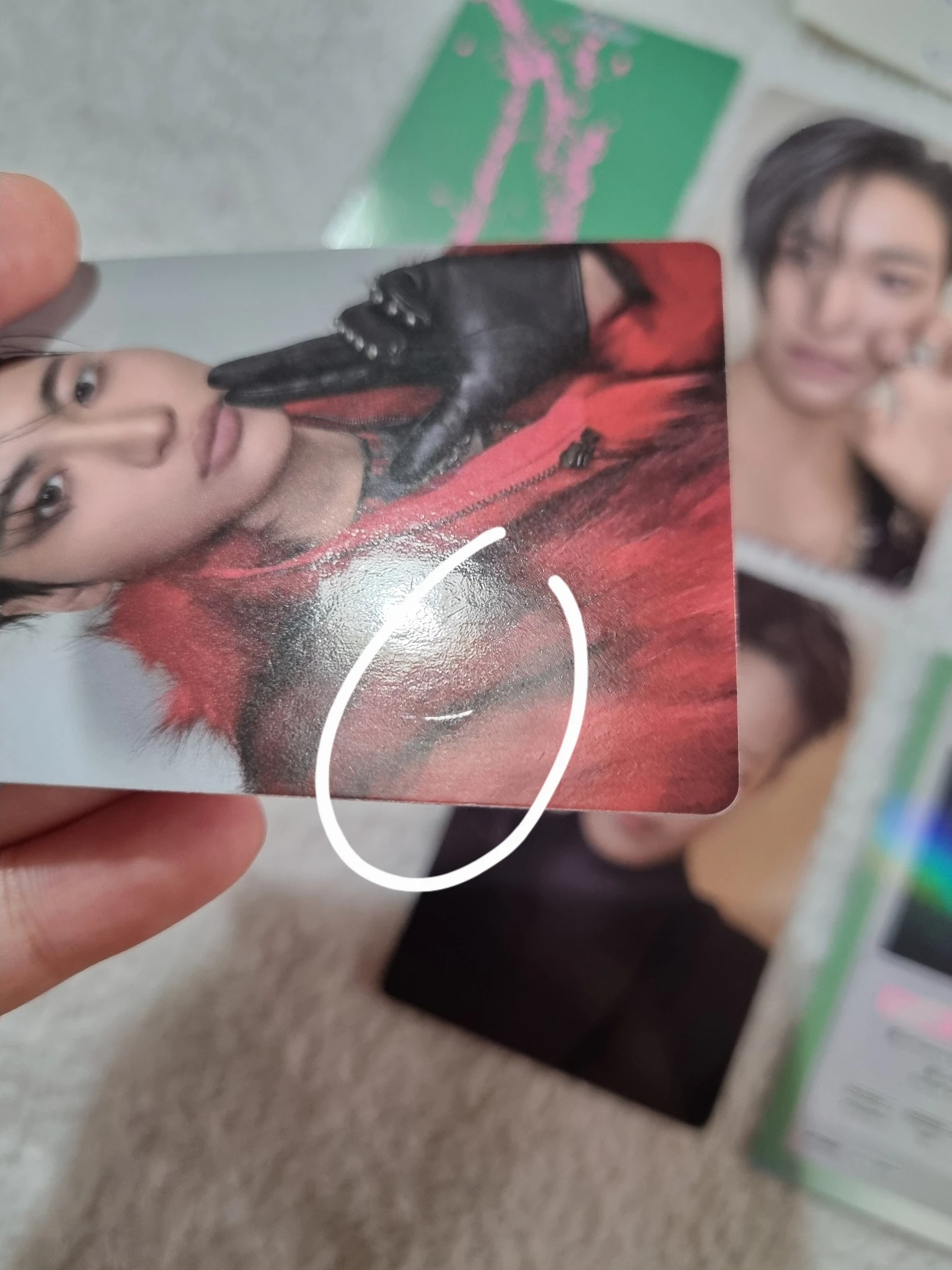 ATEEZ Seonghwa ATEEZ - Seonghwa - GOLDEN HOUR : Part.5 Album Z version album photocard listing photo 3