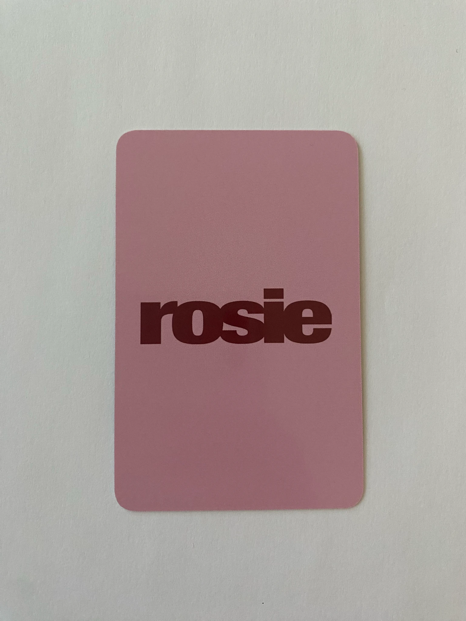 BLACKPINK Rosé BLACKPINK - Rosé - rosie (Rosé solo) Album ktown4u pre-order benefit listing photo 3