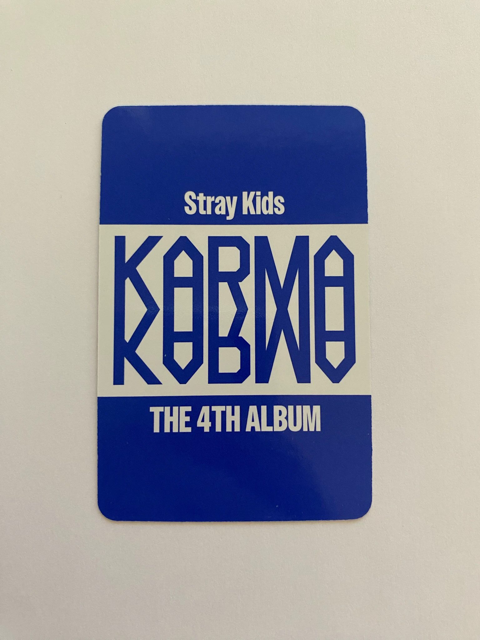 Stray Kids Bang Chan Stray Kids - Bang Chan - KARMA Album album photocard accordion version listing photo 3