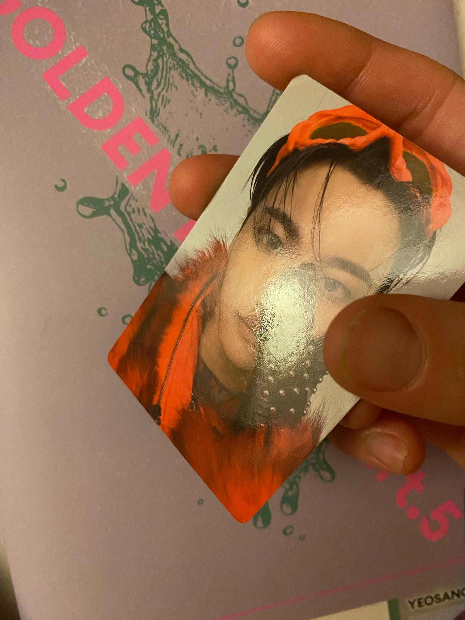 ATEEZ Seonghwa ATEEZ - Seonghwa - GOLDEN HOUR : Part.5 Album international exclusive album photocard listing photo 3