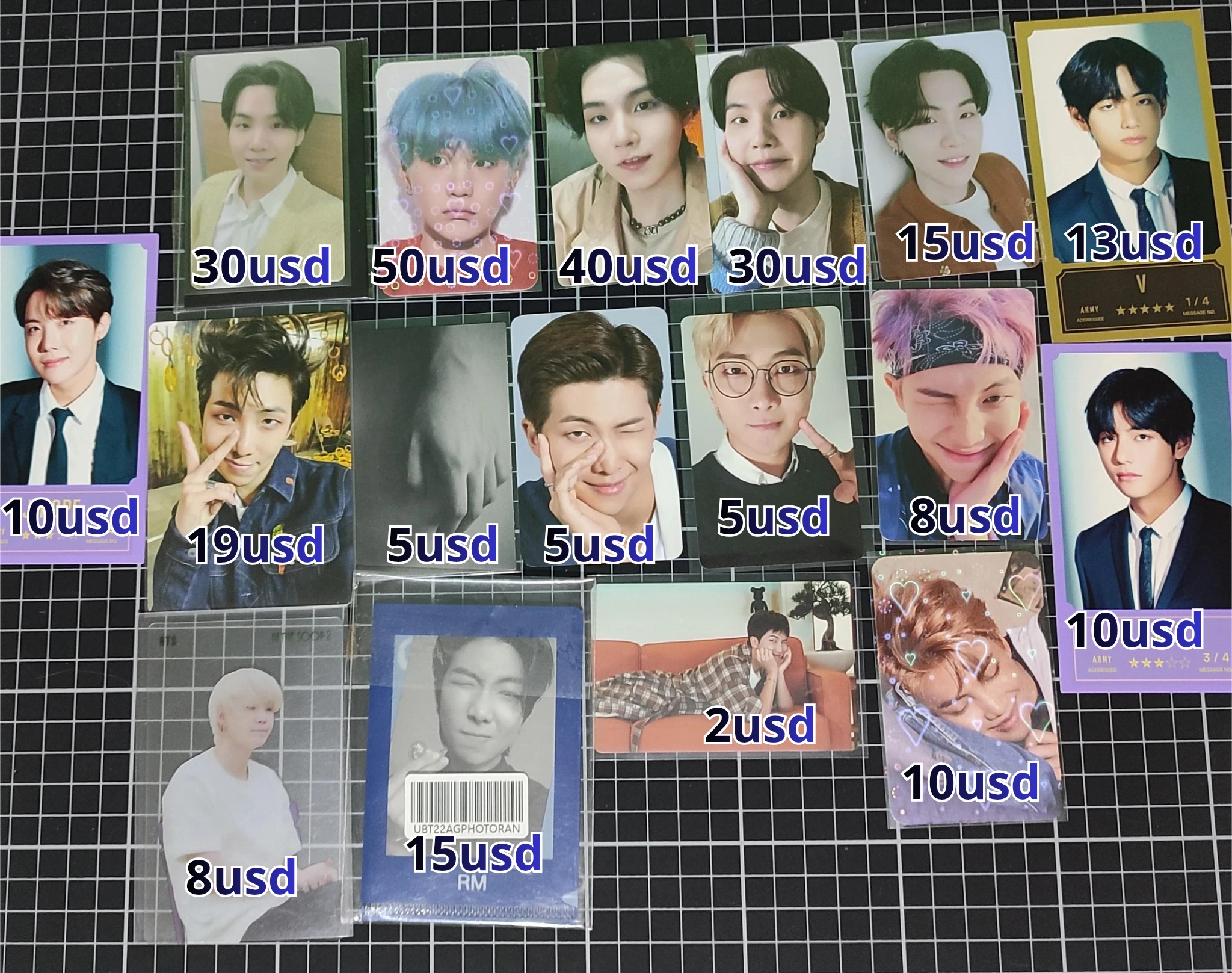 BTS Jungkook BTS - Jungkook - Map of the Soul: 7 Album album photocard ver. 1 listing photo 3