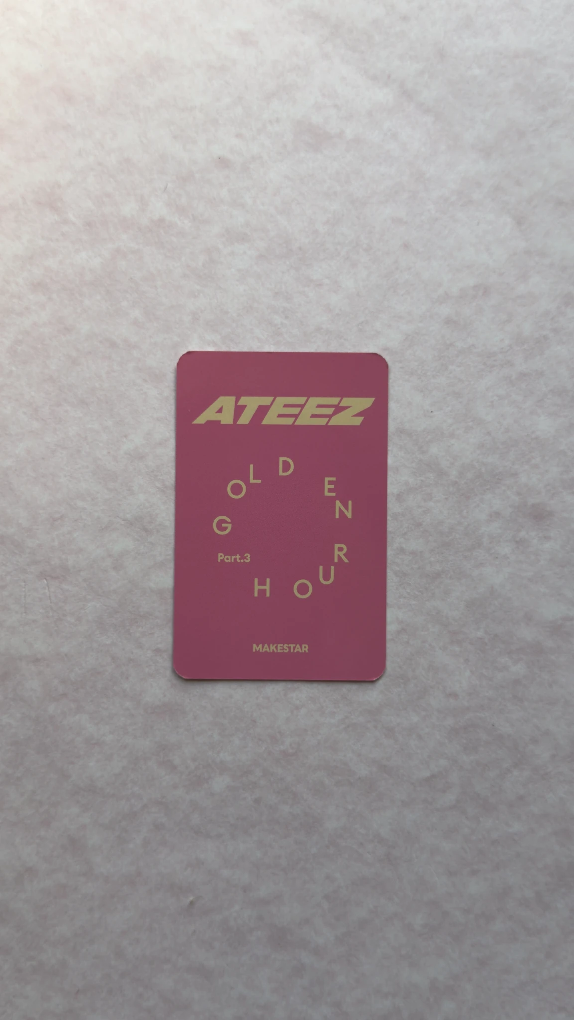 ATEEZ Mingi ATEEZ - Mingi - Golden Hour : Part.3 Album makestar version 2 listing photo 3
