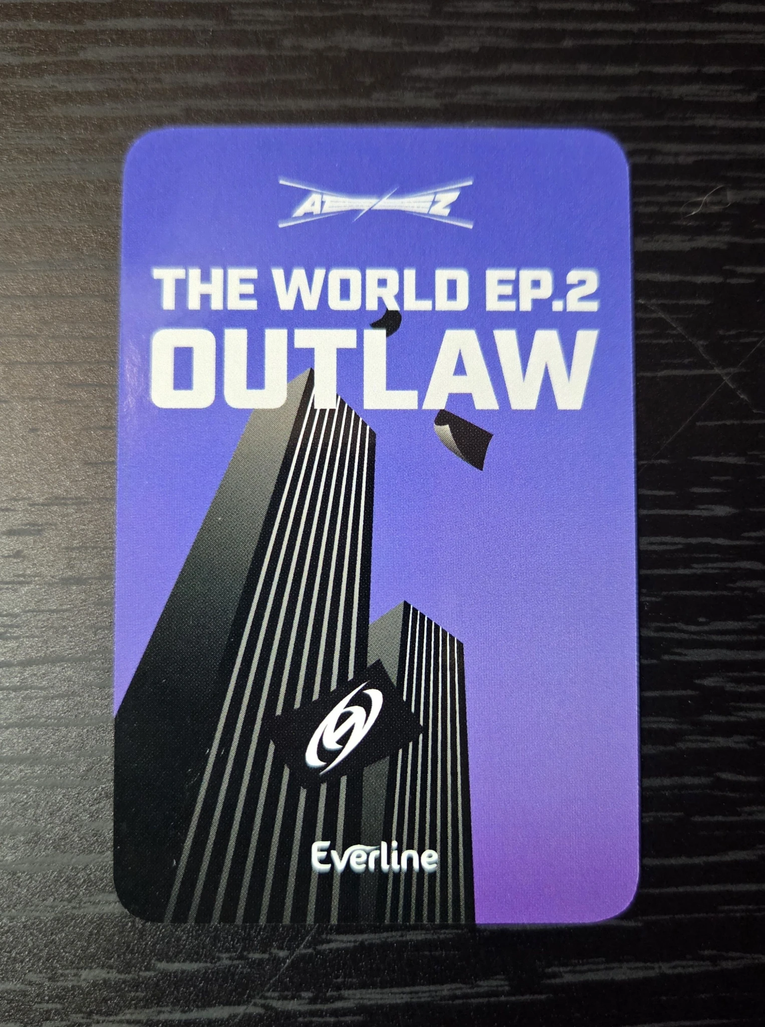 ATEEZ Wooyoung ATEEZ - Wooyoung - THE WORLD EP.2 : OUTLAW Album everline pre-order benefit (pob) listing photo 3