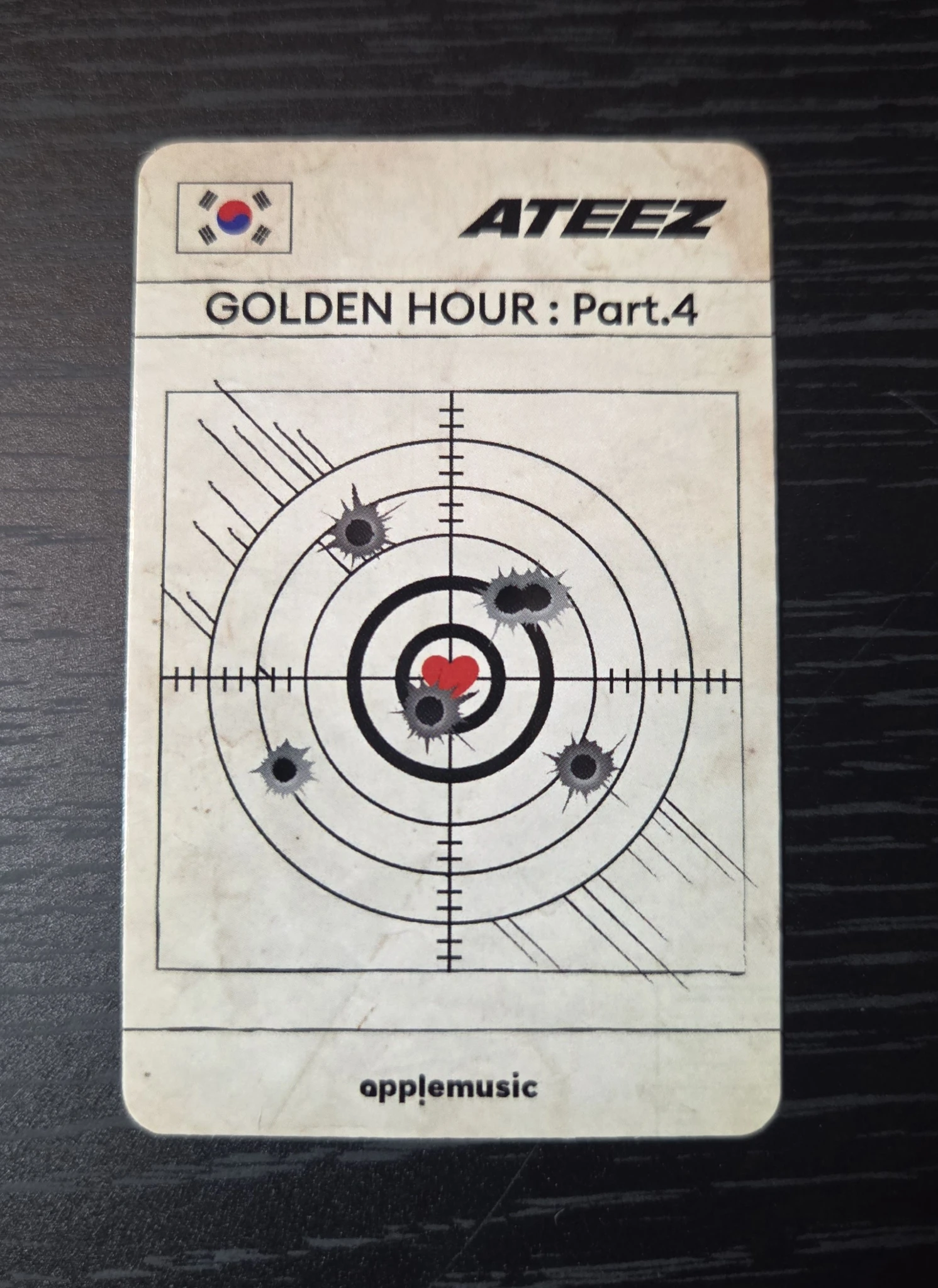 ATEEZ Wooyoung ATEEZ - Wooyoung - Golden Hour : Part.4 Album apple music fansign listing photo 3