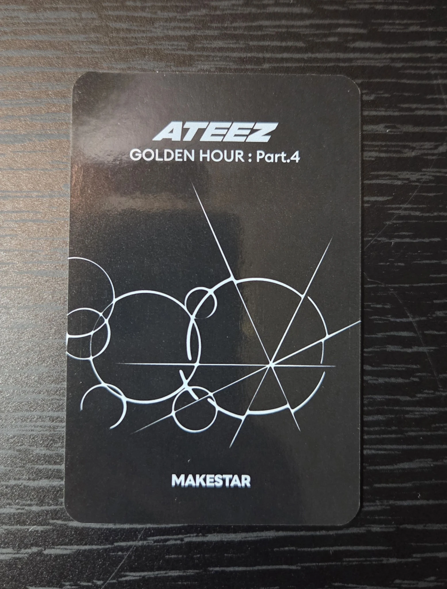 ATEEZ Yunho ATEEZ - Yunho - Golden Hour : Part.4 Album round 2 makestar fansign listing photo 3