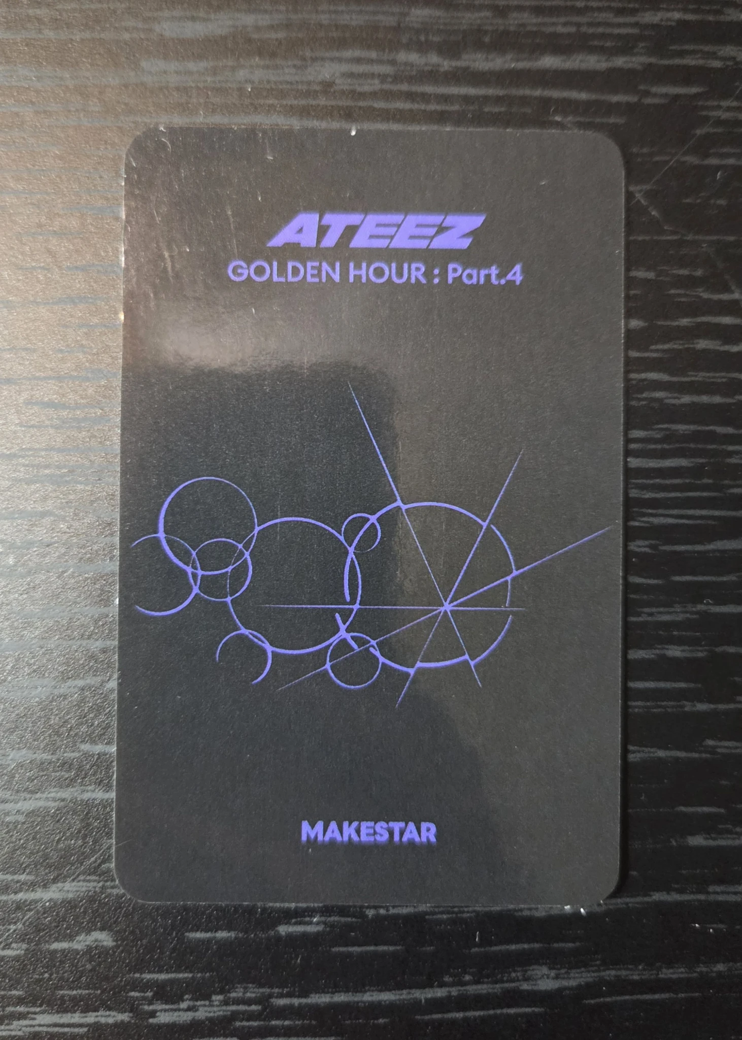 ATEEZ Yunho ATEEZ - Yunho - Golden Hour : Part.4 Album makestar fansign round 4 listing photo 3