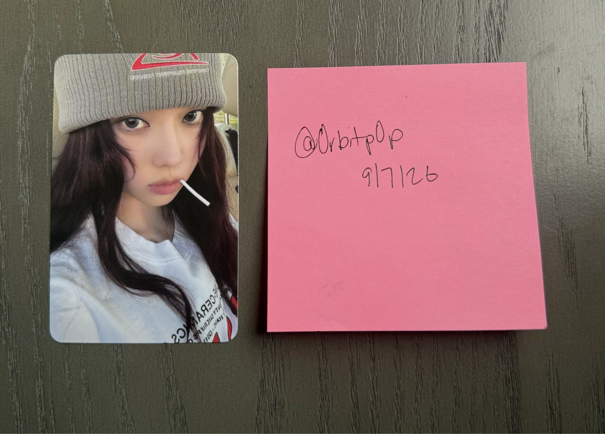aespa Winter aespa - Winter - Dirty Work Album album photocard listing photo 3