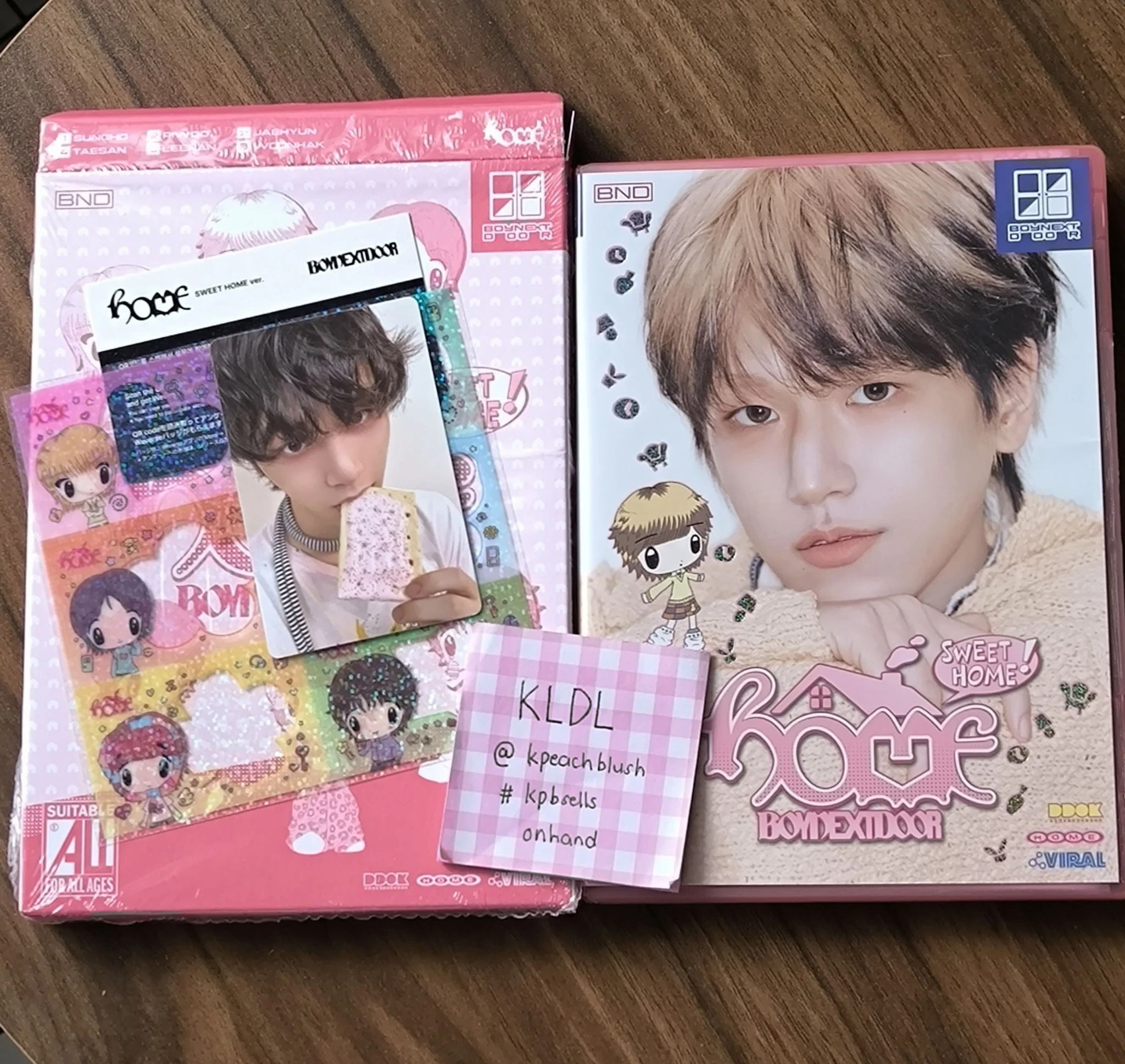 BOYNEXTDOOR Taesan BOYNEXTDOOR - Taesan - HOME Album album photocard sweet home version listing photo 3