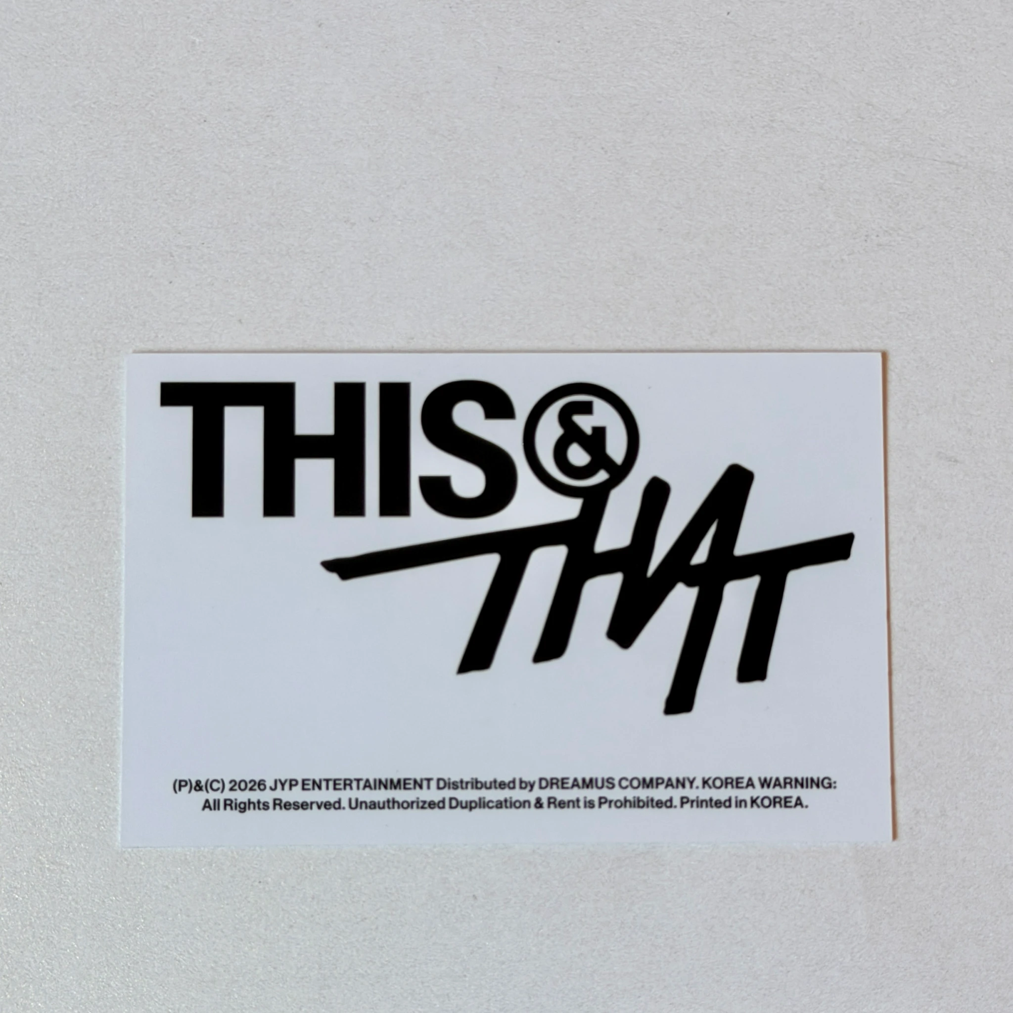 Stray Kids Changbin Stray Kids - Changbin - This & That Album this version id card album photocard listing photo 3