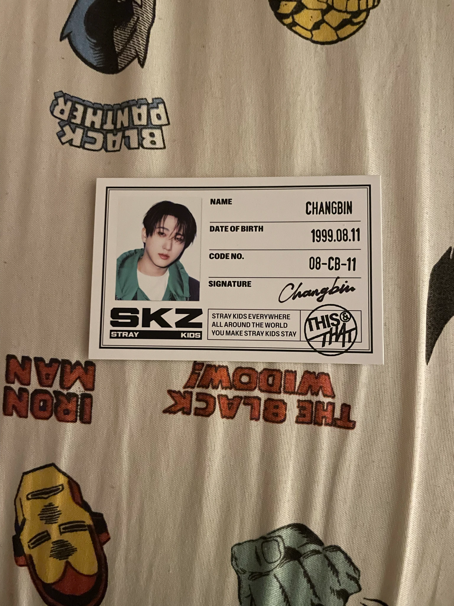 Stray Kids Changbin Stray Kids - Changbin - This & That Album this version id card album photocard listing photo 3