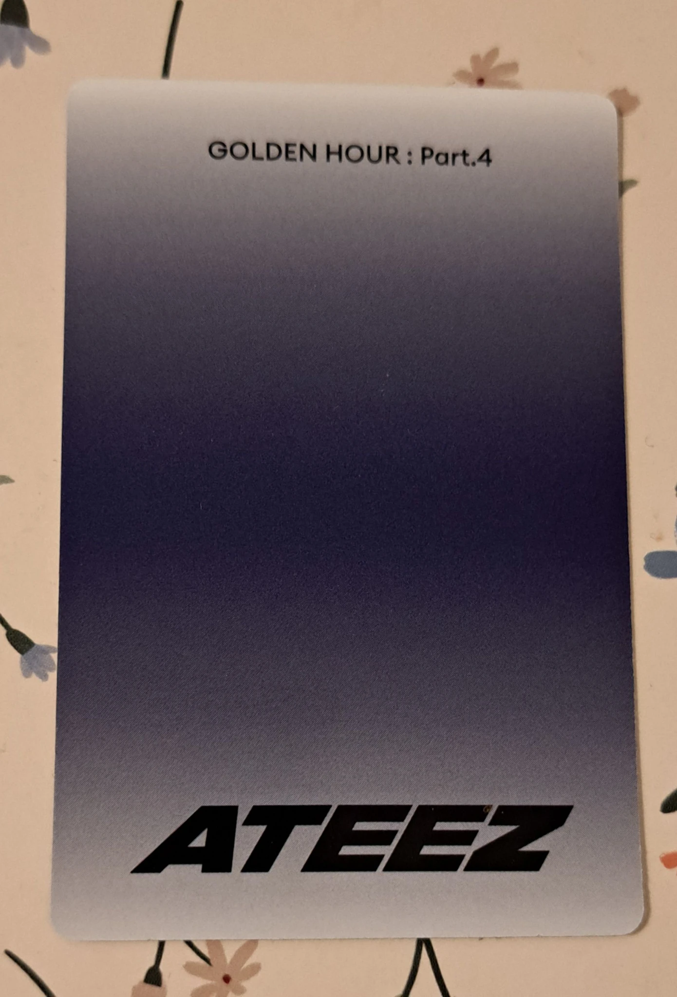 ATEEZ Hongjoong ATEEZ - Hongjoong - Golden Hour : Part.4 Album album photocard poca album listing photo 3