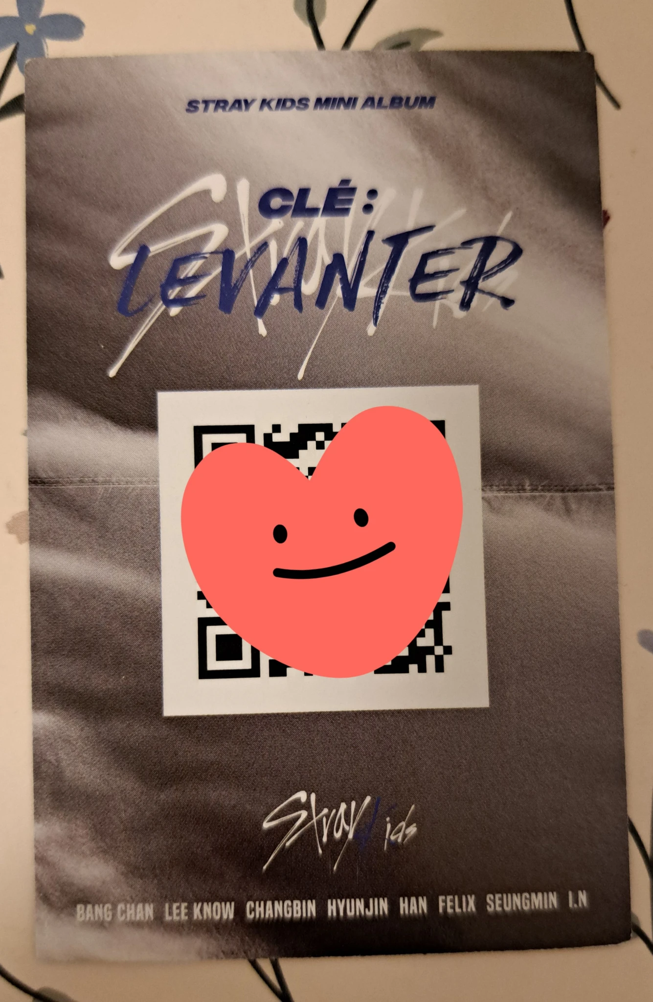 Stray Kids I.N Stray Kids - I.N - Clé: Levanter Album album photocard silver border ver. listing photo 3