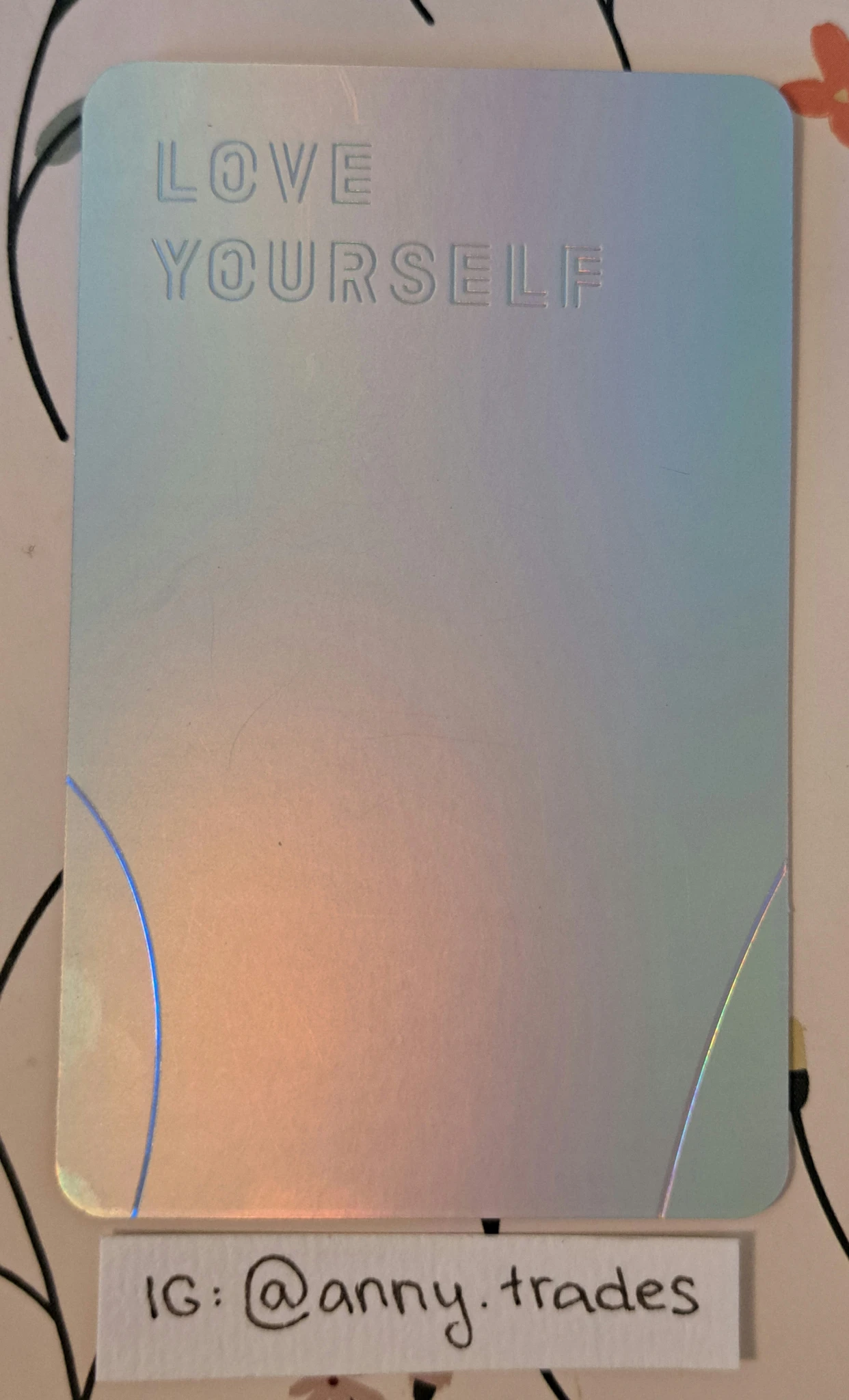 BTS j-hope BTS - J-HOPE - Love Yourself: Answer Album album photocard S ver. listing photo 3