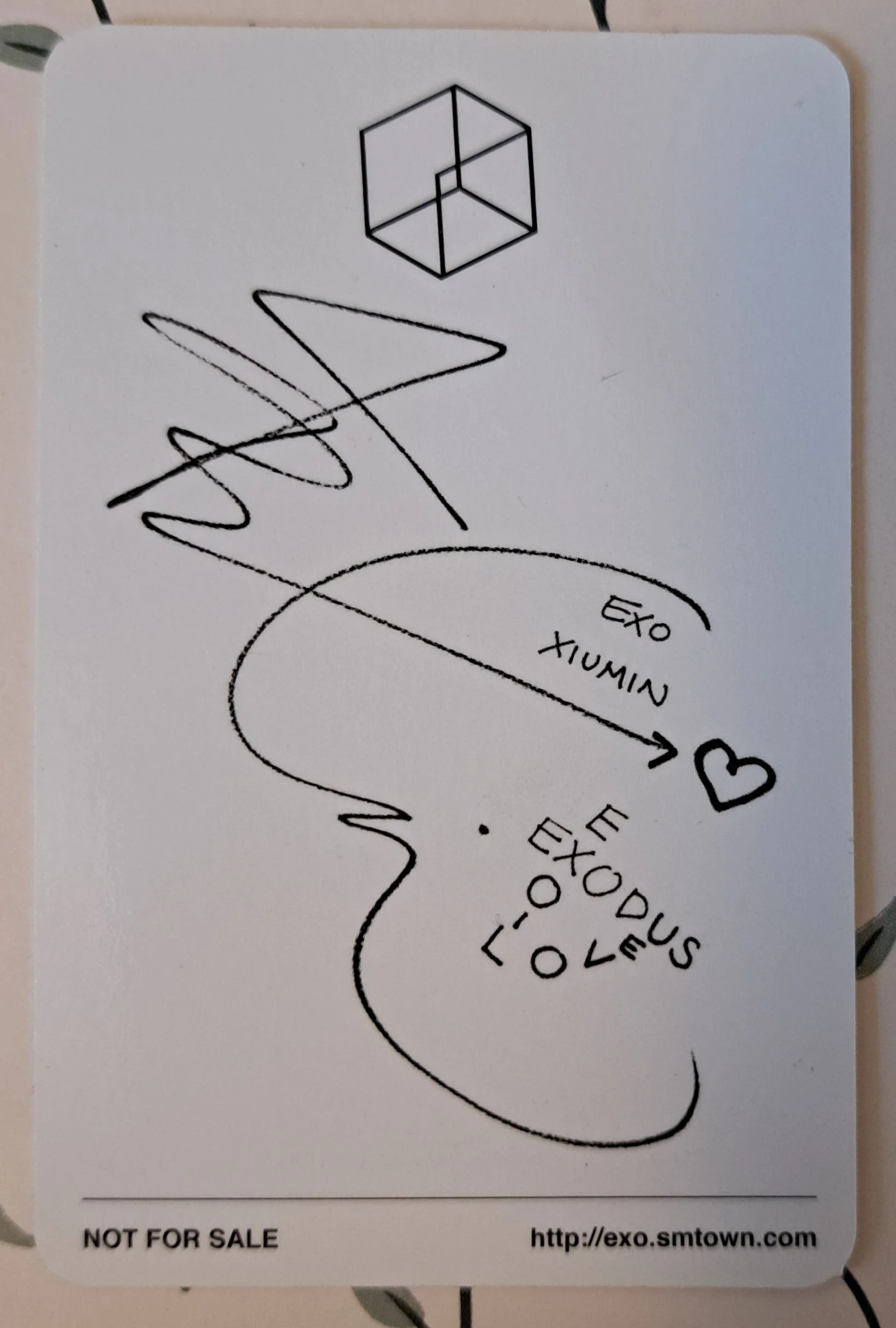 EXO Xiumin EXO - Xiumin - EXODUS Album EXODUS album photocard Korean Ver. listing photo 3