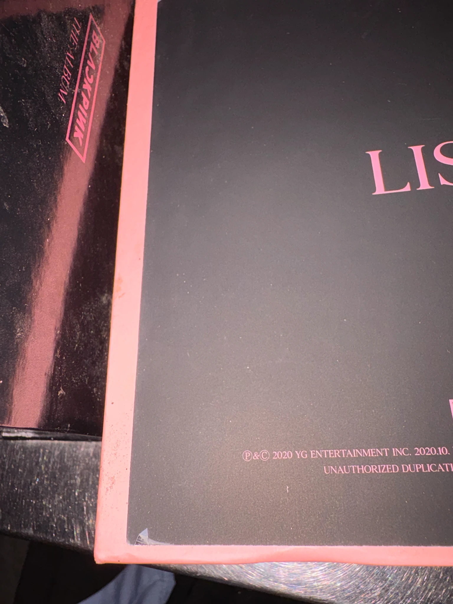 BLACKPINK Lisa BLACKPINK - Lisa - THE ALBUM Album postcard set album inclusion version 3 listing photo 3