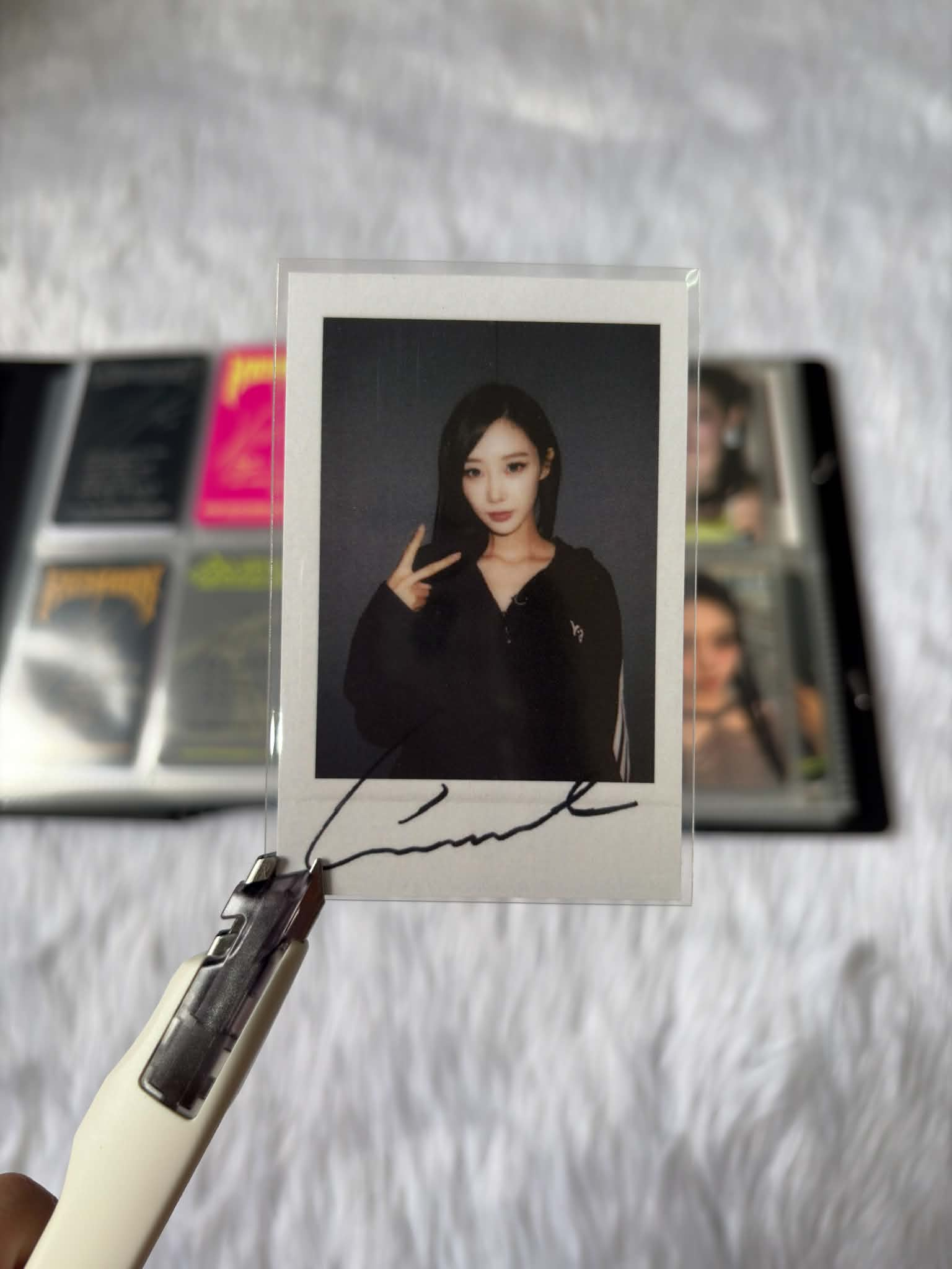 aespa Giselle aespa - Giselle - Lemonade Album pob (pre-order benefit) starriver polaroid B version listing photo 3