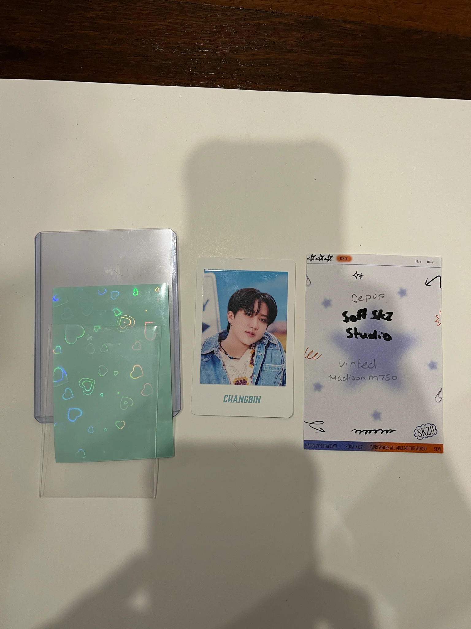 Stray Kids Changbin Stray Kids - Changbin - JYP JAPAN POPUP STORE 2023 Event merch photocard polaroid set polaroid A version listing photo 3